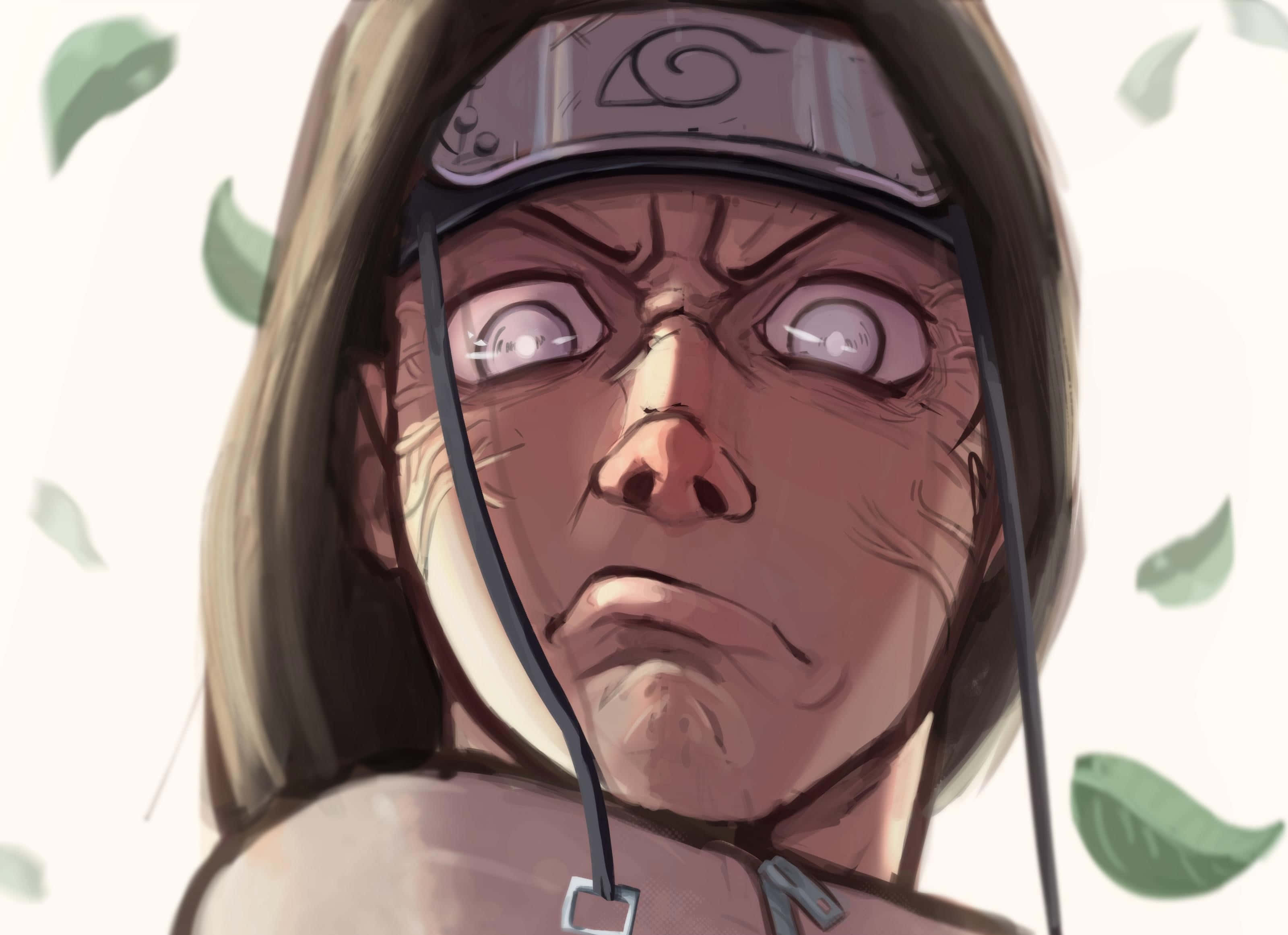 Neji Hyuga, anime portrait, determined ninja, 2K Desktop Wallpaper