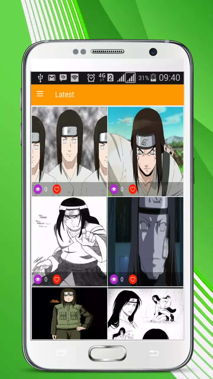 Neji Hyuga, anime character, smartphone, HD Phone Wallpaper