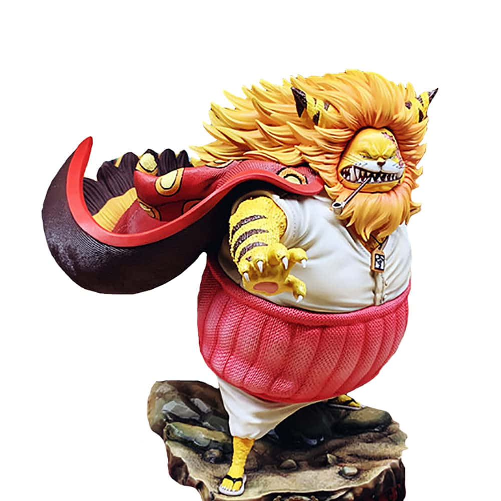 Nekomamushi, lion-headed anime character, spiky yellow hair, SD Desktop Wallpaper