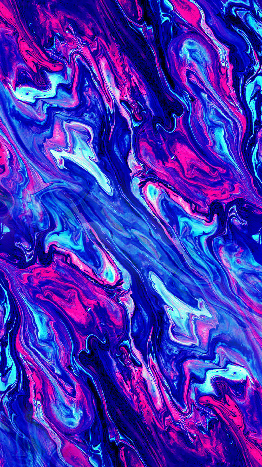 neon aesthetic phone, electric blue, pink, Full HD Phone Wallpaper