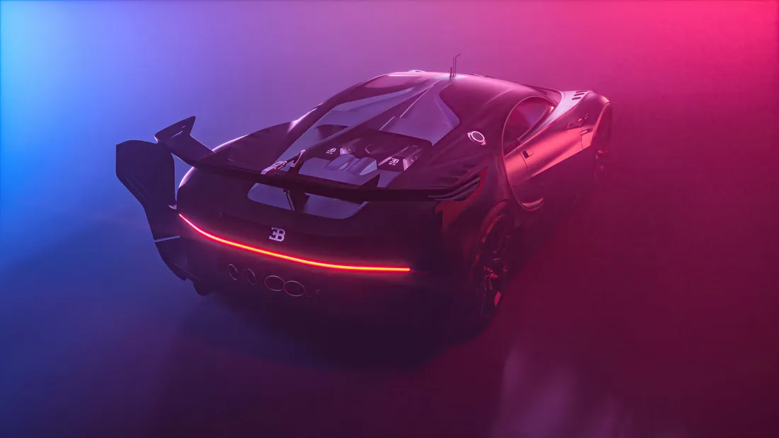 Neon Bugatti