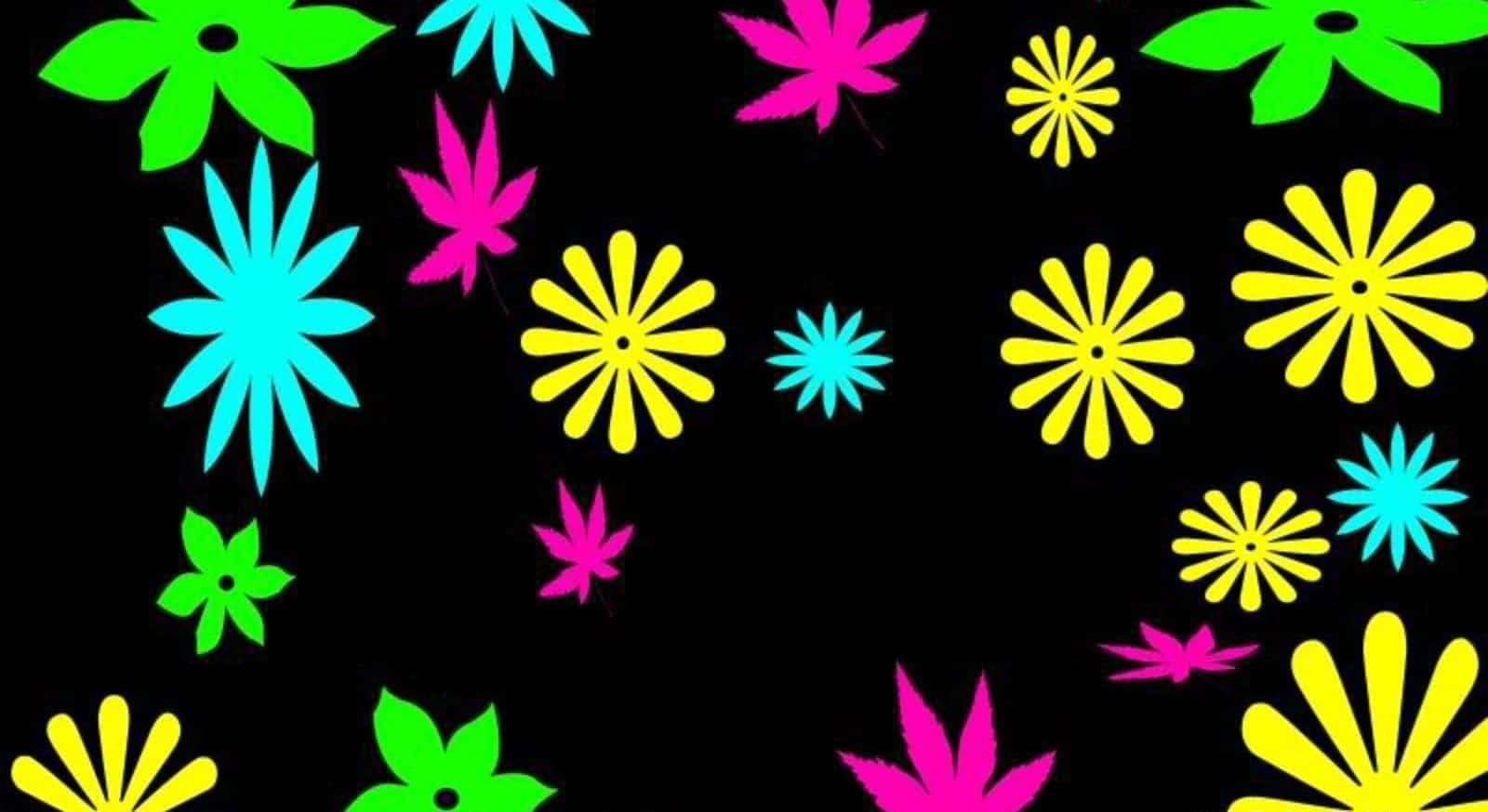 Neon Colors, green, cyan, HD Desktop Wallpaper