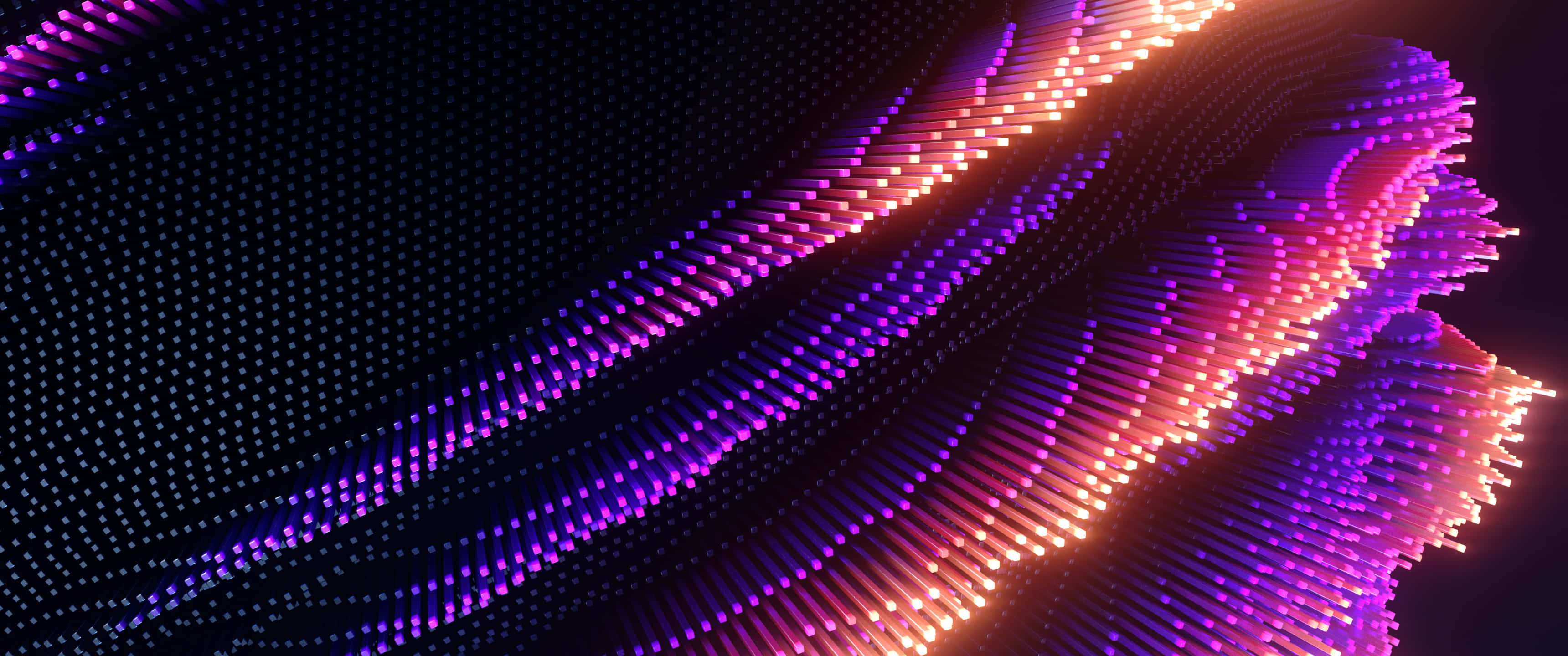 3440x1440, neon, purple, 2K Desktop Wallpaper