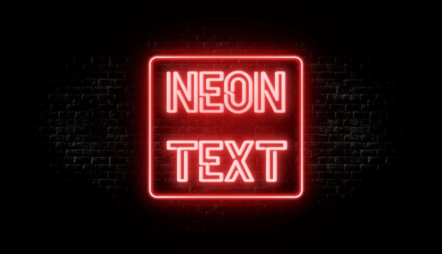 Neon Cyberpunk, NEON TEXT, glowing red neon sign, HD Desktop Wallpaper
