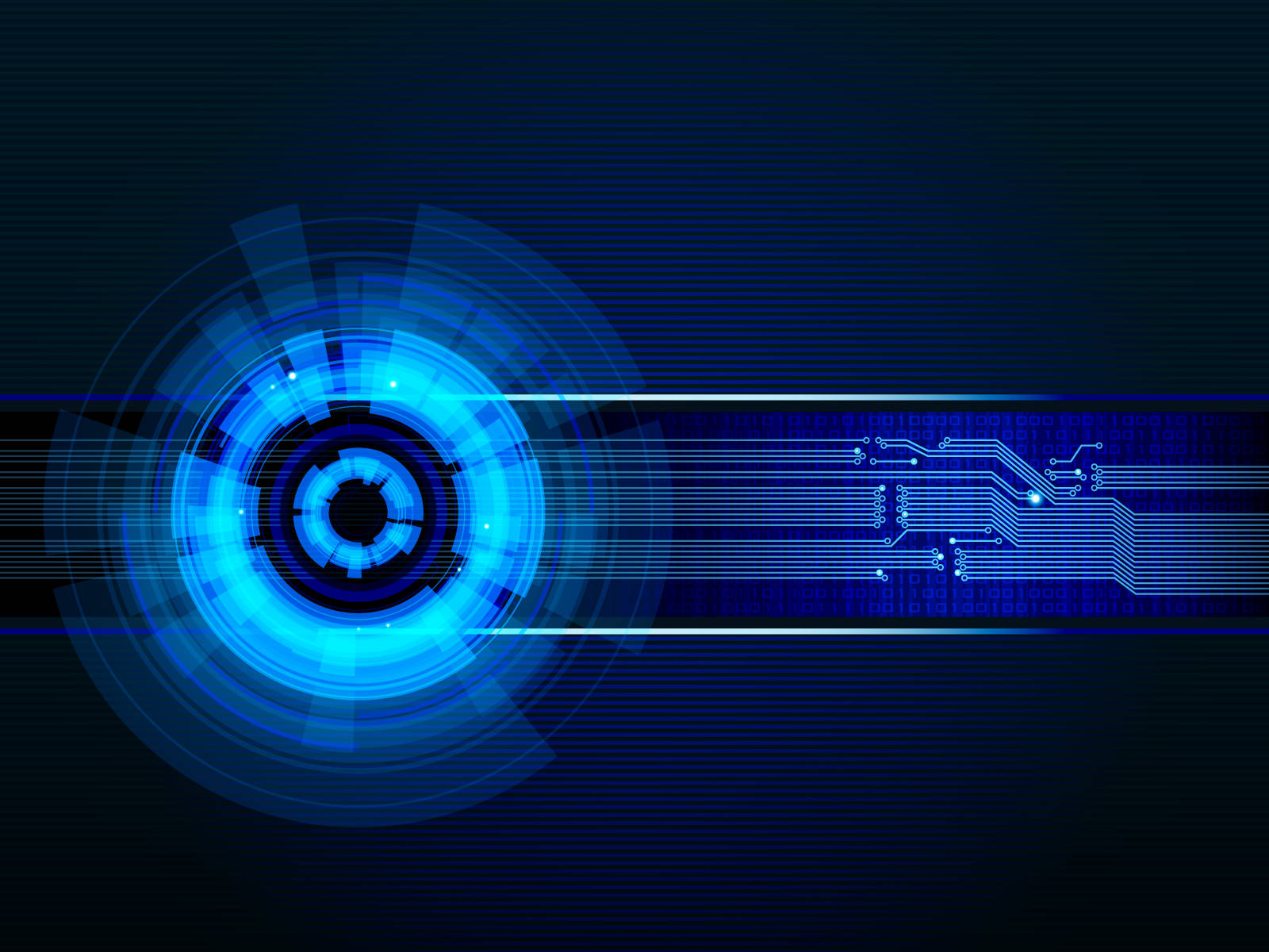 neon blue, glowing blue, futuristic interface, HD Desktop Wallpaper