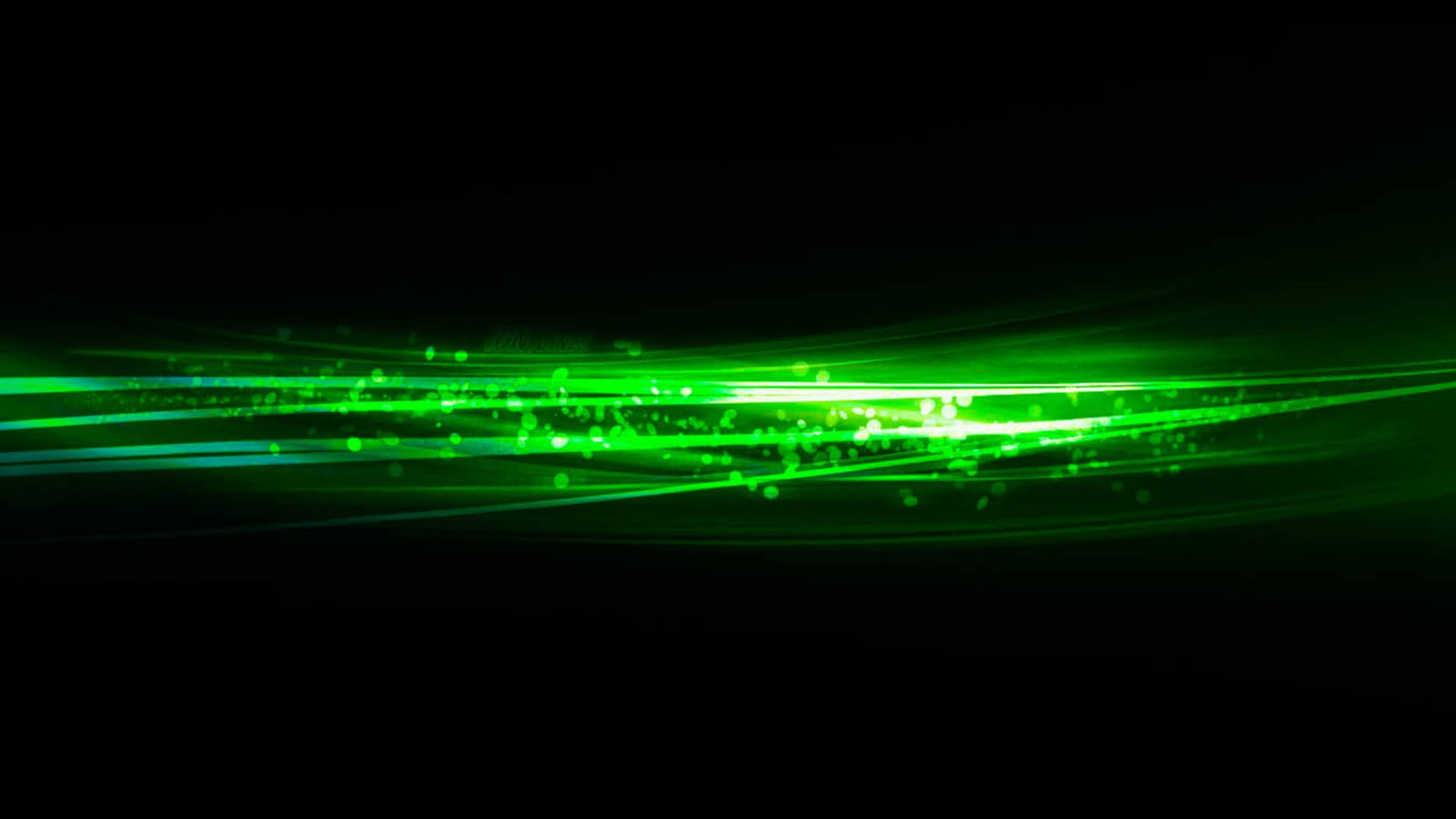 green abstract led, 4k, vibrant green light streaks, 4K Desktop Wallpaper