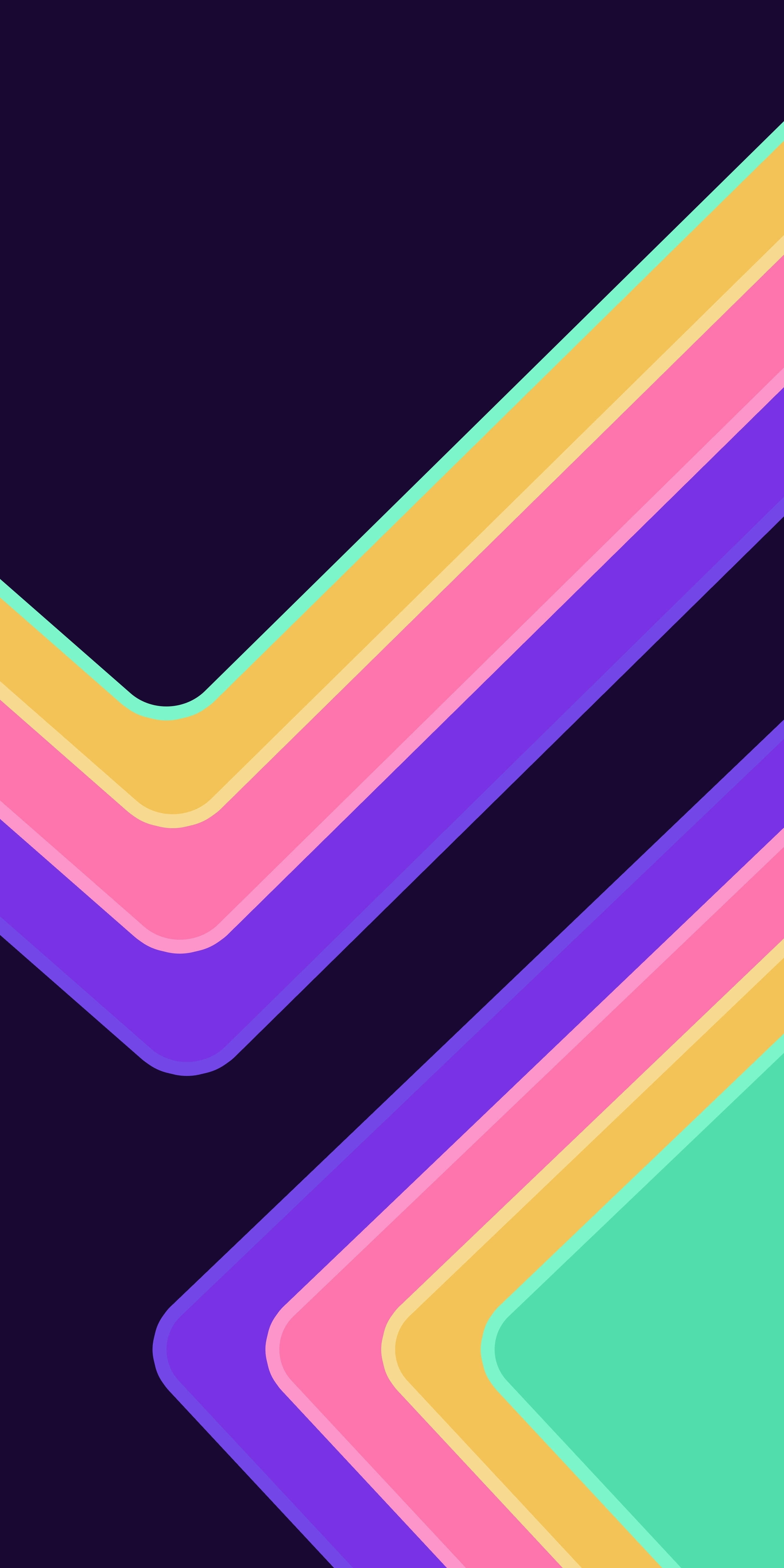 neon retro colours, 8K phone, vibrant neon-colored, 5K Phone Wallpaper