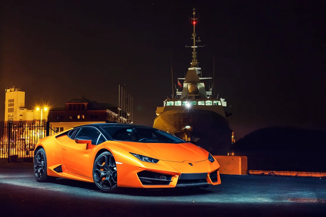 Neon Lamborghini
