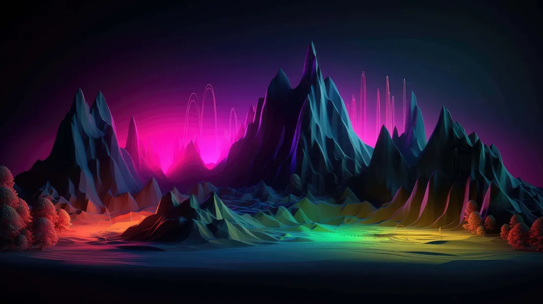 Neon Landscape