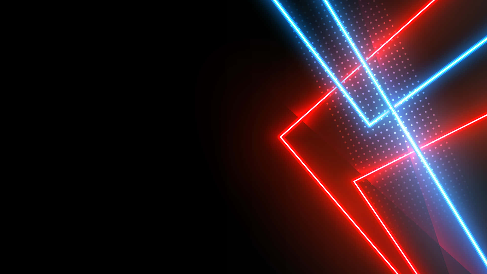 Neon Lights Tumblr Laptop, red, blue, Full HD Desktop Wallpaper