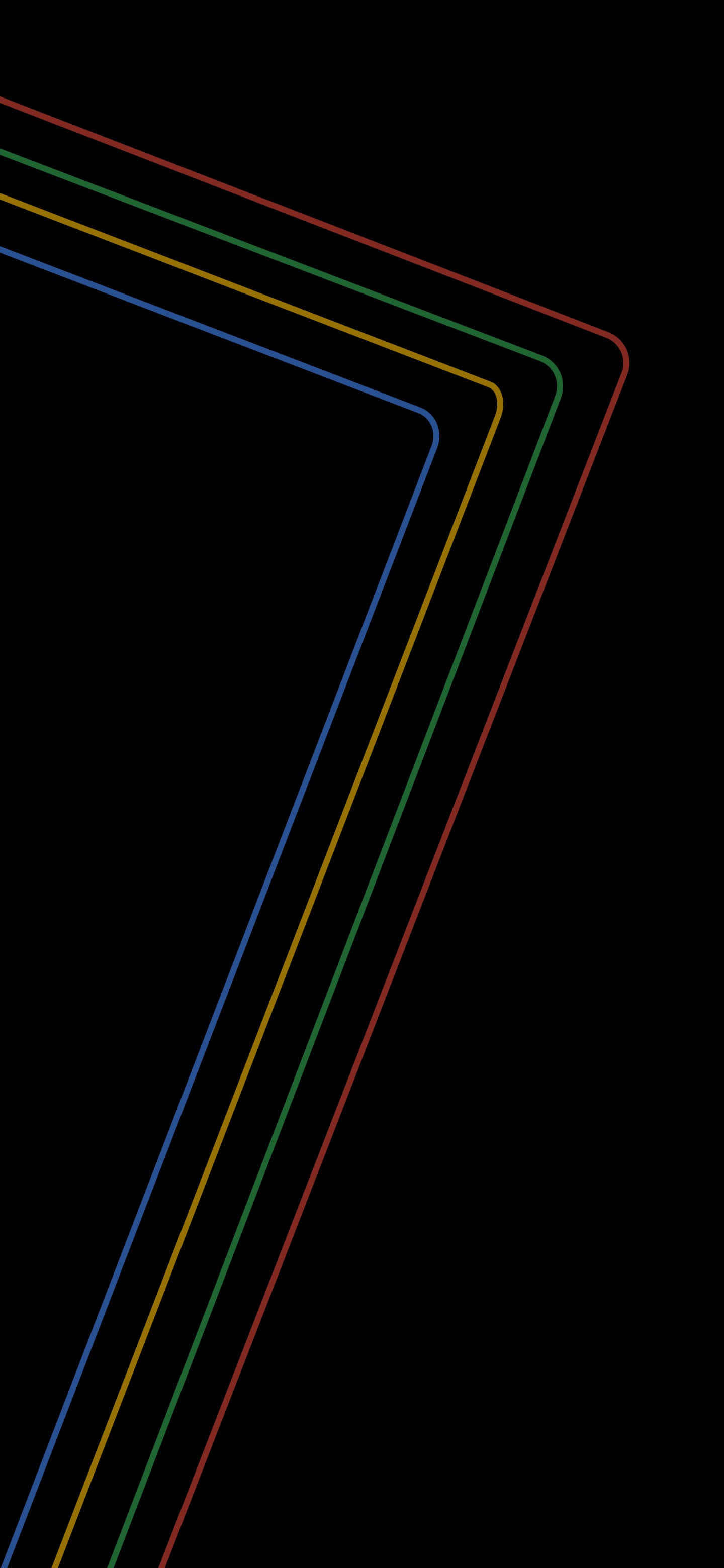 neon lines, red green yellow and blue, glowing geometric frame, 2K Phone Wallpaper