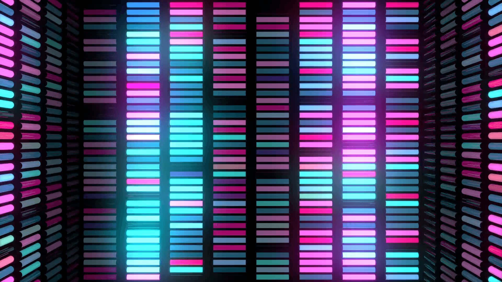 neon pink, cyan, vertical bars, Full HD Desktop Wallpaper