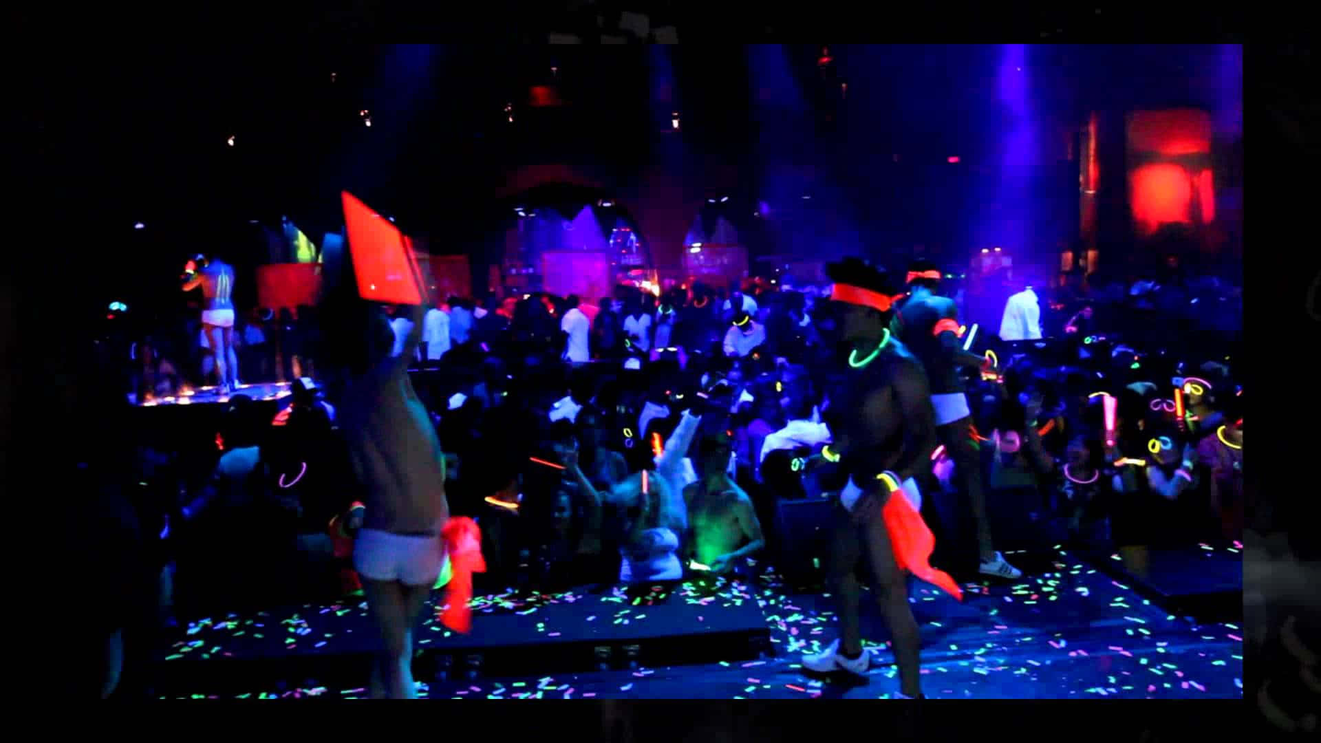 Neon Party, neon lights, dark rave, Full HD Desktop Wallpaper
