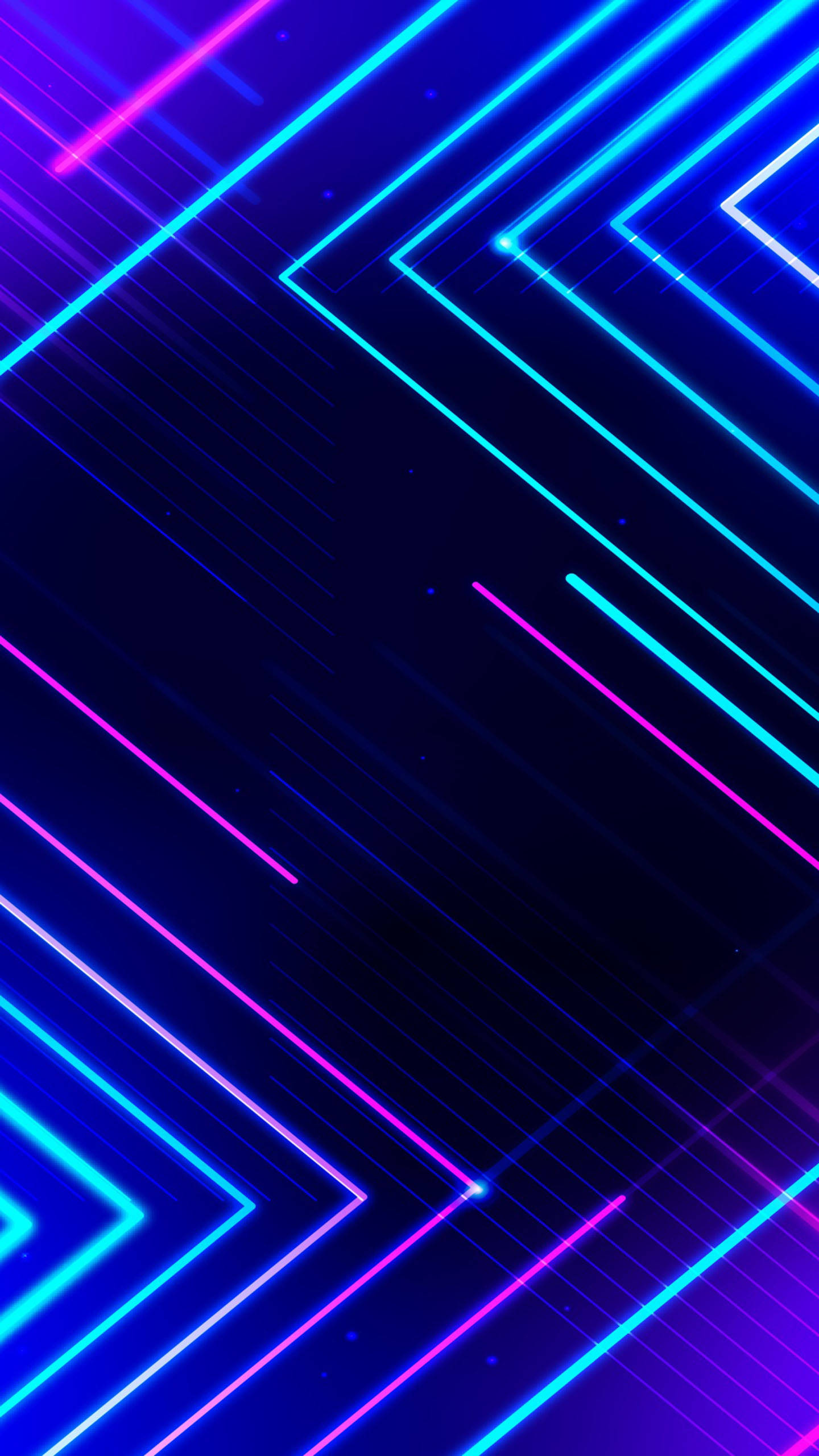 neon blue, pink, geometric lines, 2K Phone Wallpaper