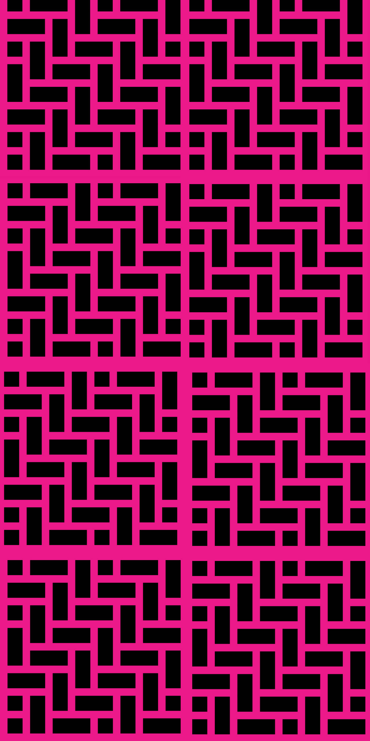black and pink aesthetic, herringbone pattern, vibrant pink, 2K Phone Wallpaper