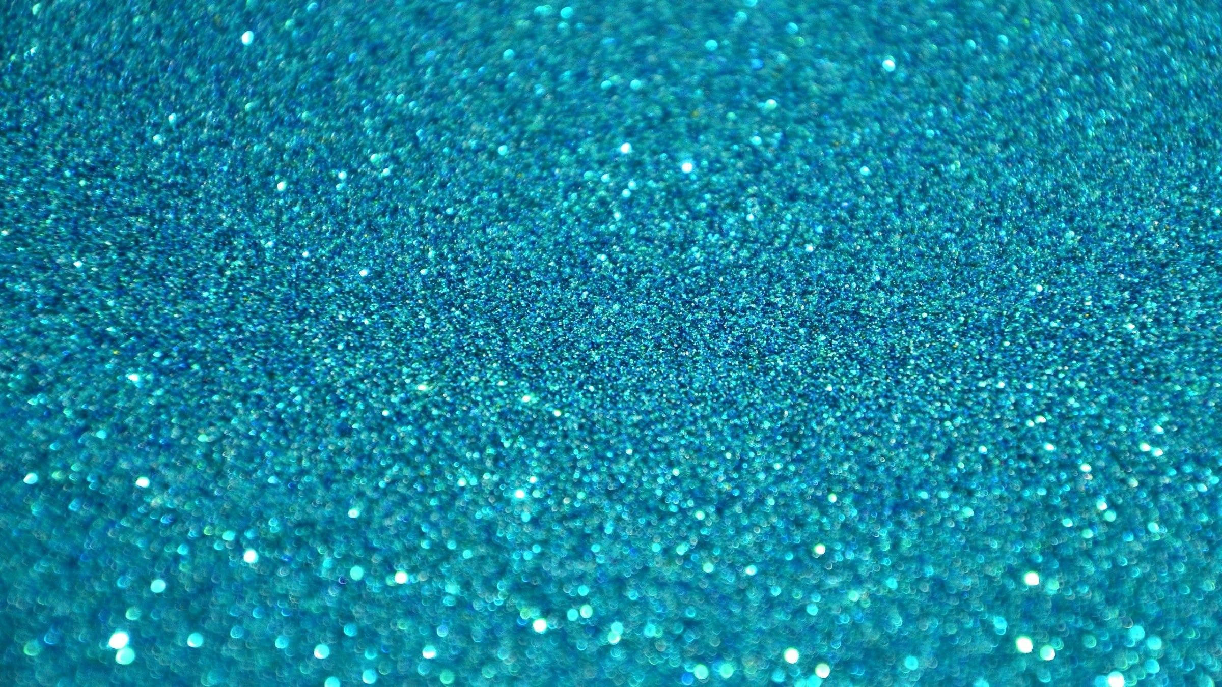 Sparkly Crystal Blue Glitters, shimmering turquoise glitter, sparkling highlights, Full HD Desktop Wallpaper