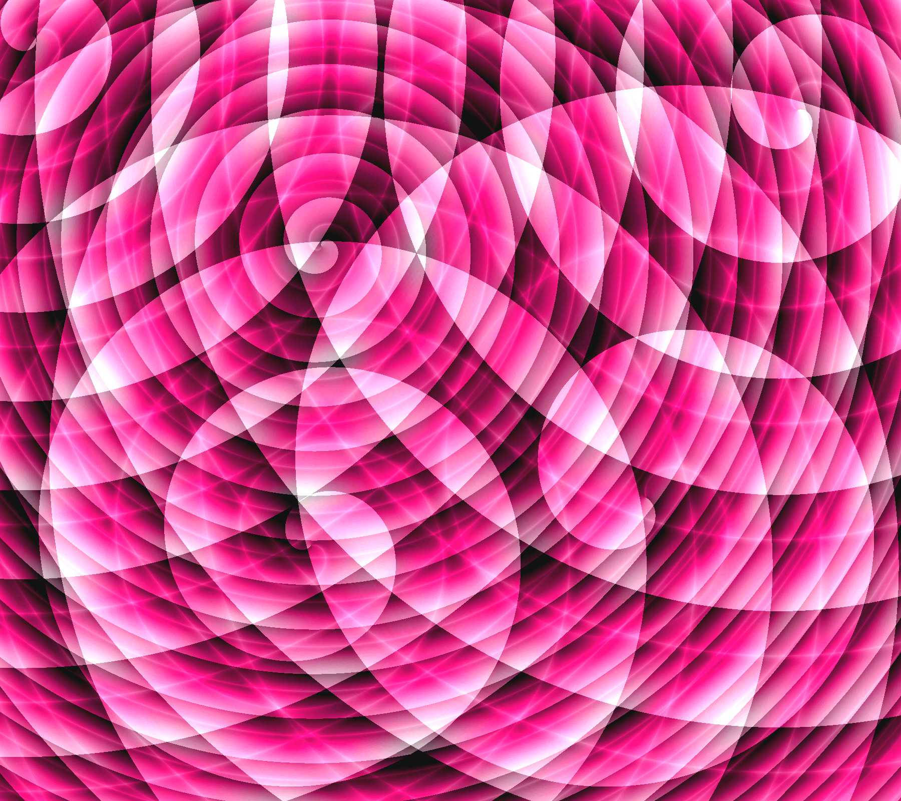 Neon Pink, fractal art, vibrant pink, HD Desktop Wallpaper