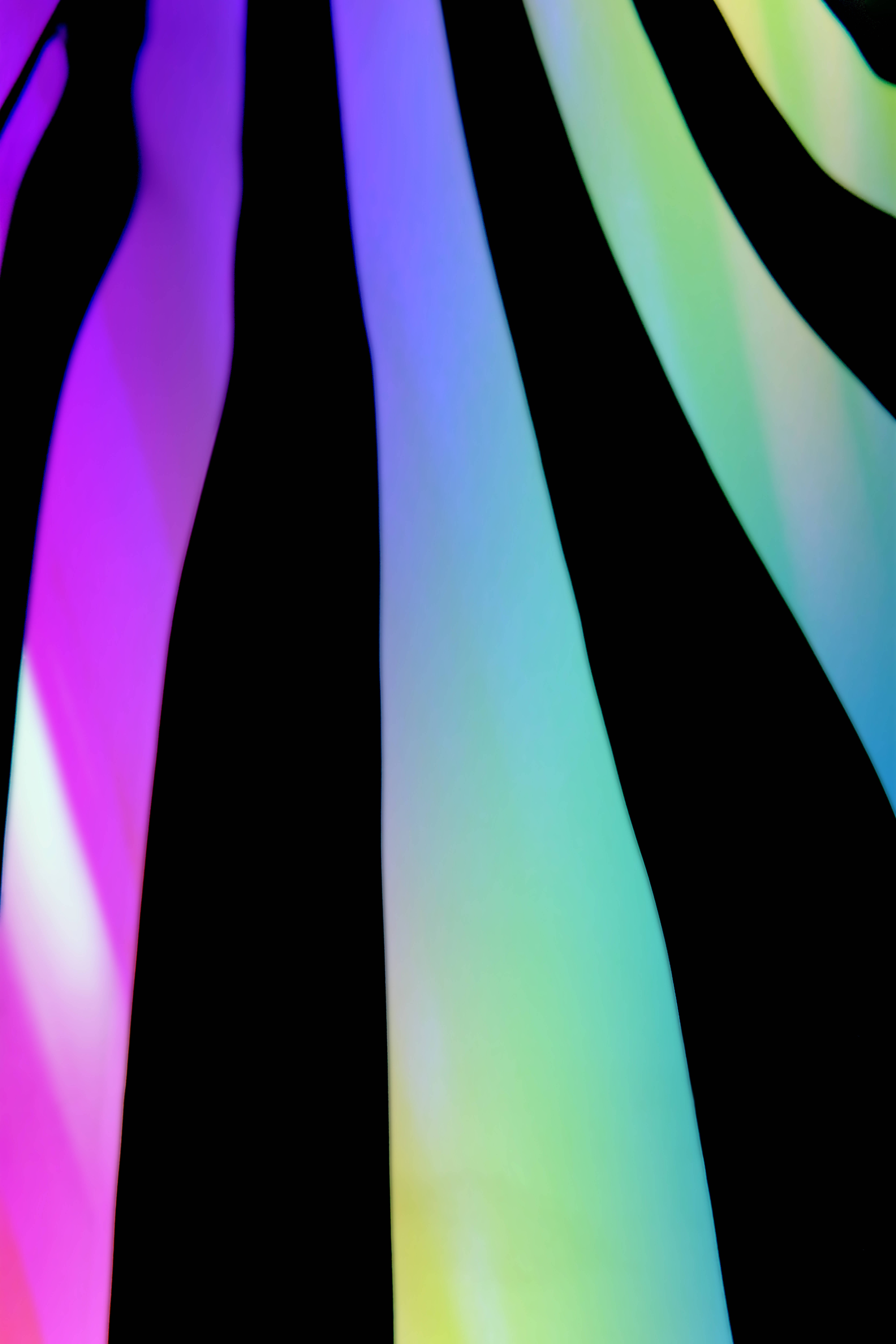 gradient stripes, green, neon purple, 8K Phone Wallpaper