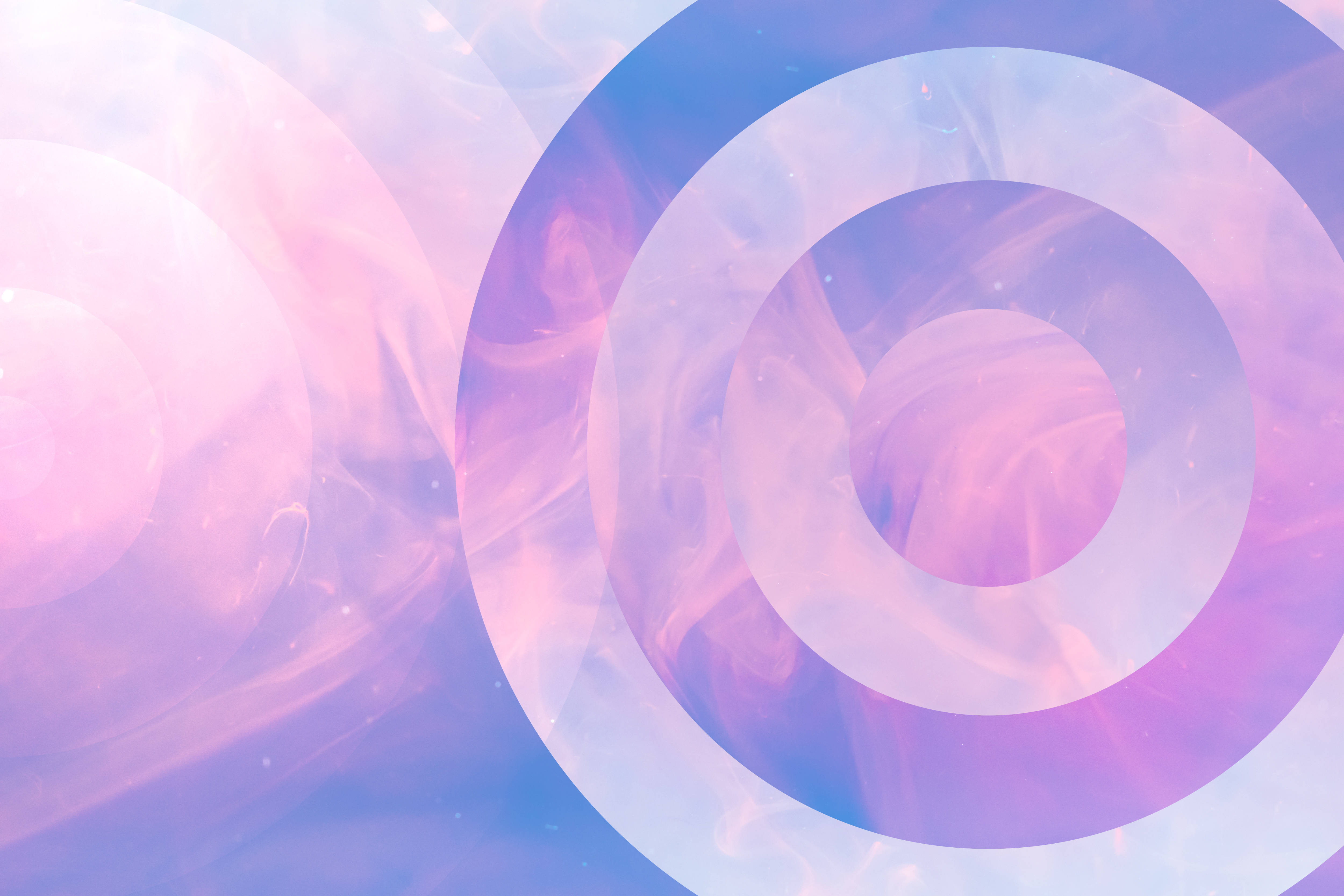 Neon Purple iPhone, concentric circles, pastel pink, 4K Desktop Wallpaper