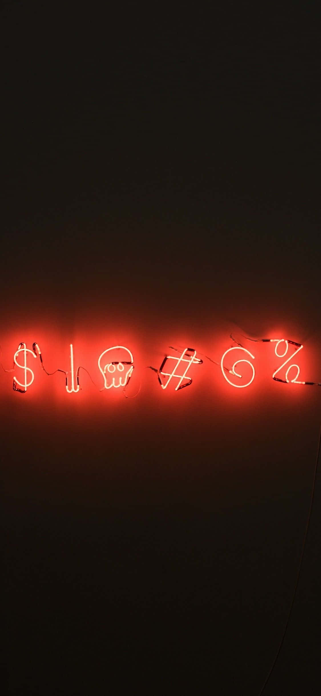 Neon Quotes, glowing red neon sign, dollar symbols, Full HD Phone Wallpaper