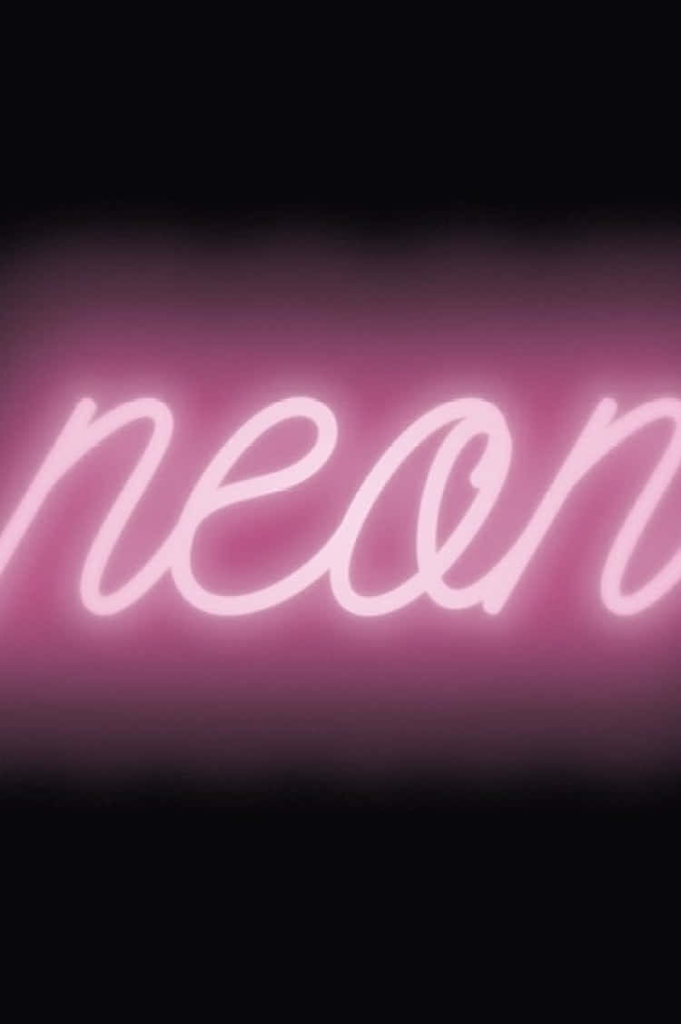 pink neon sign, neon, dark background, SD Phone Wallpaper
