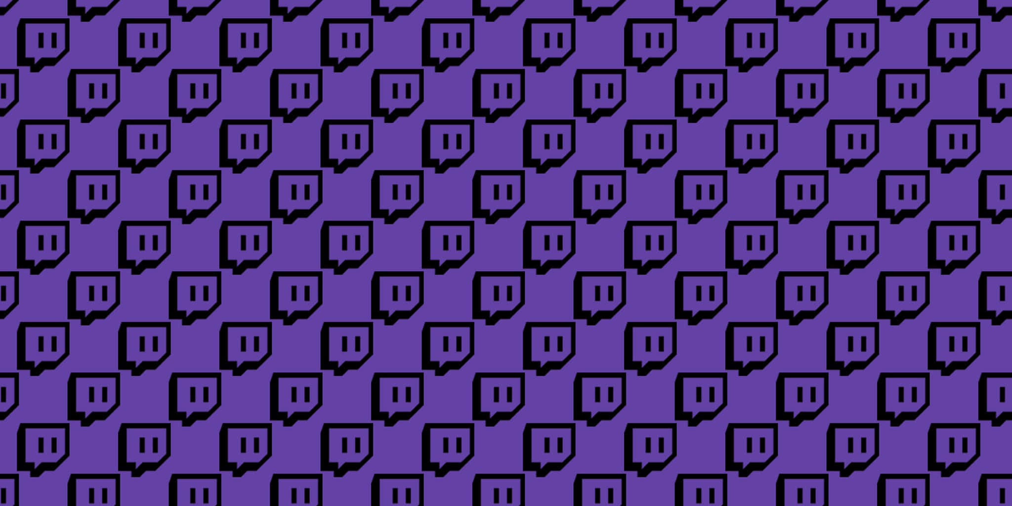 Neon Twitch, purple background, black squares, Full HD Desktop Wallpaper