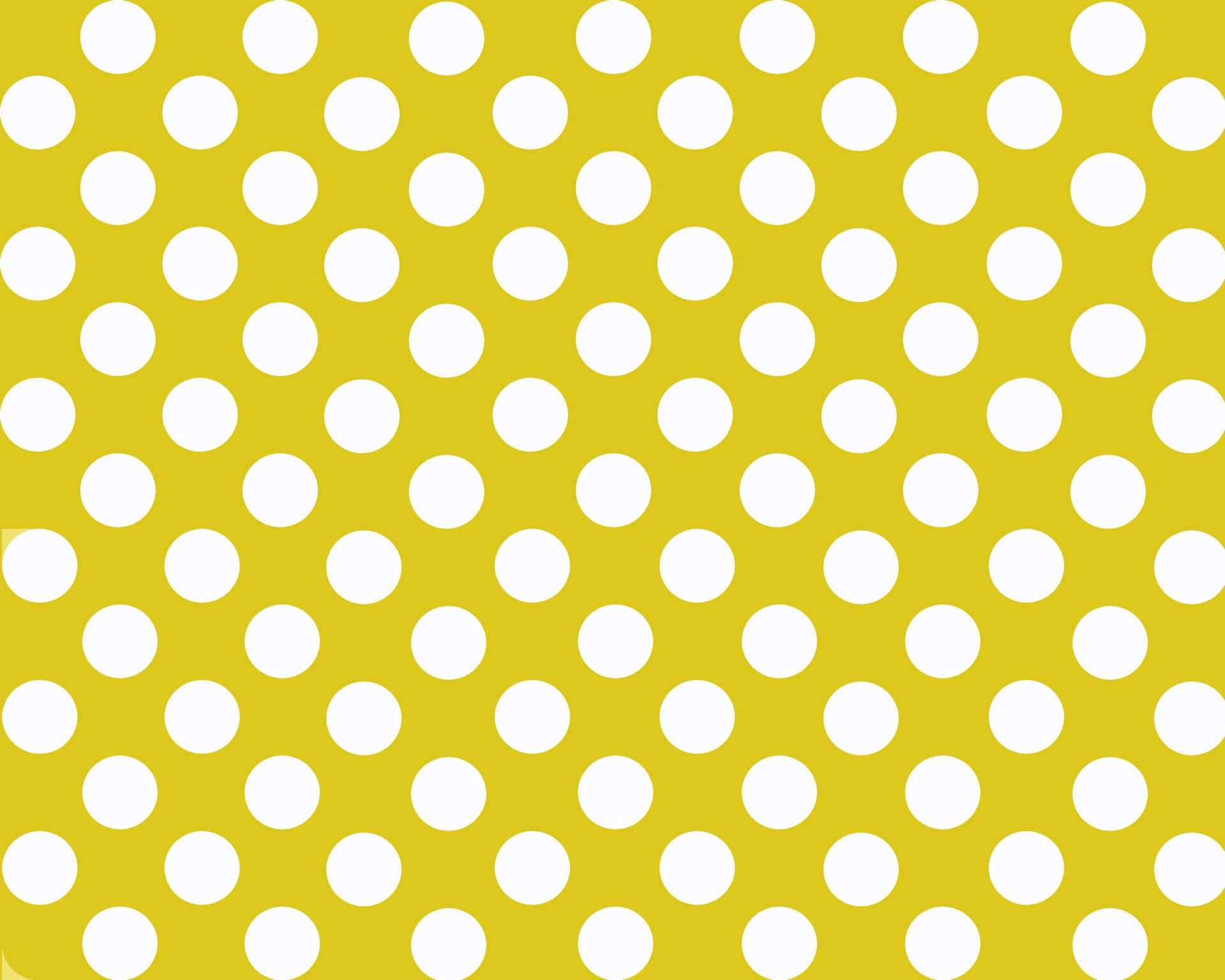vibrant yellow, white polka dots, evenly spaced, Full HD Desktop Wallpaper