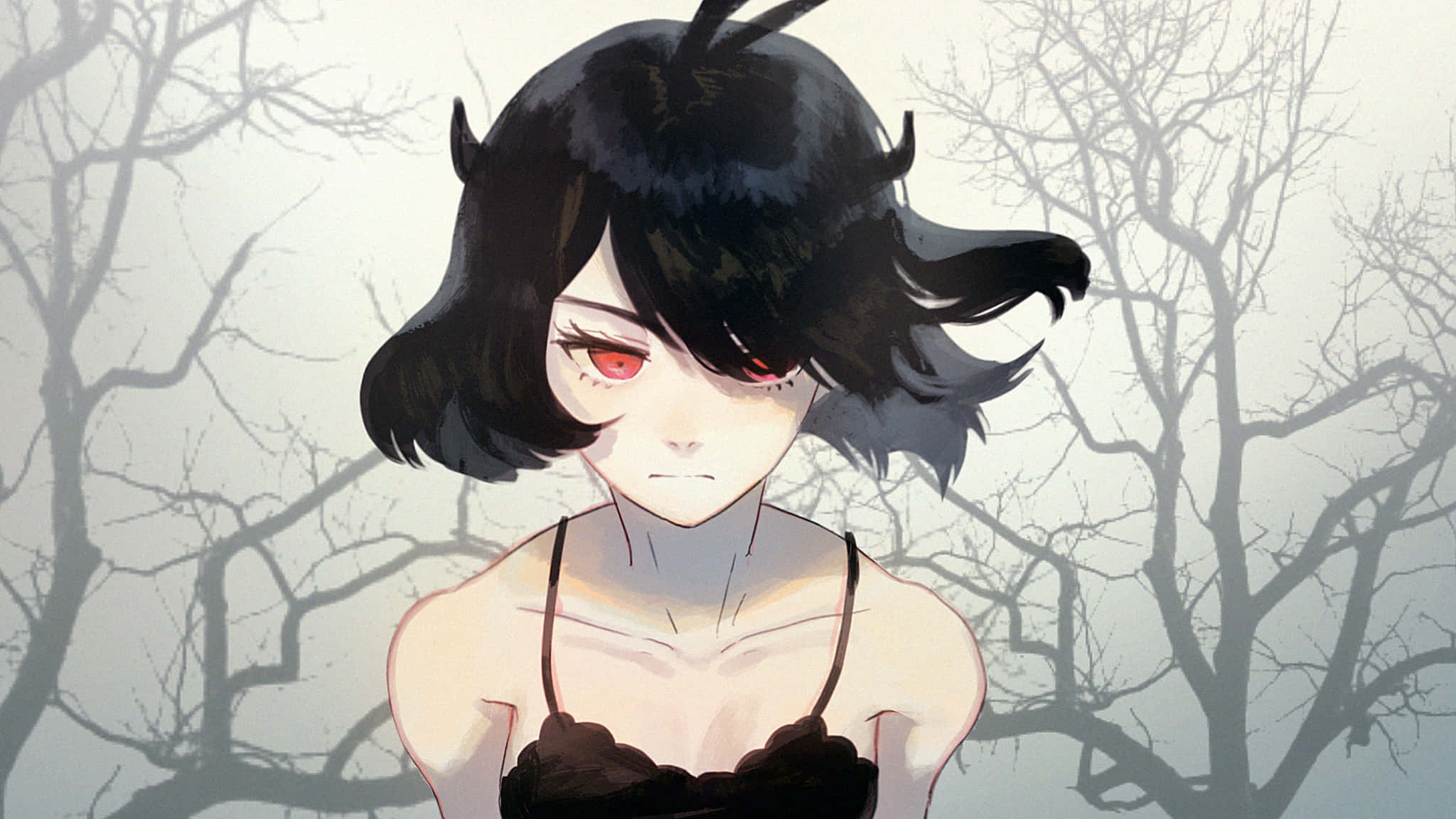 Nero, Black Clover, dark-haired, Full HD Desktop Wallpaper
