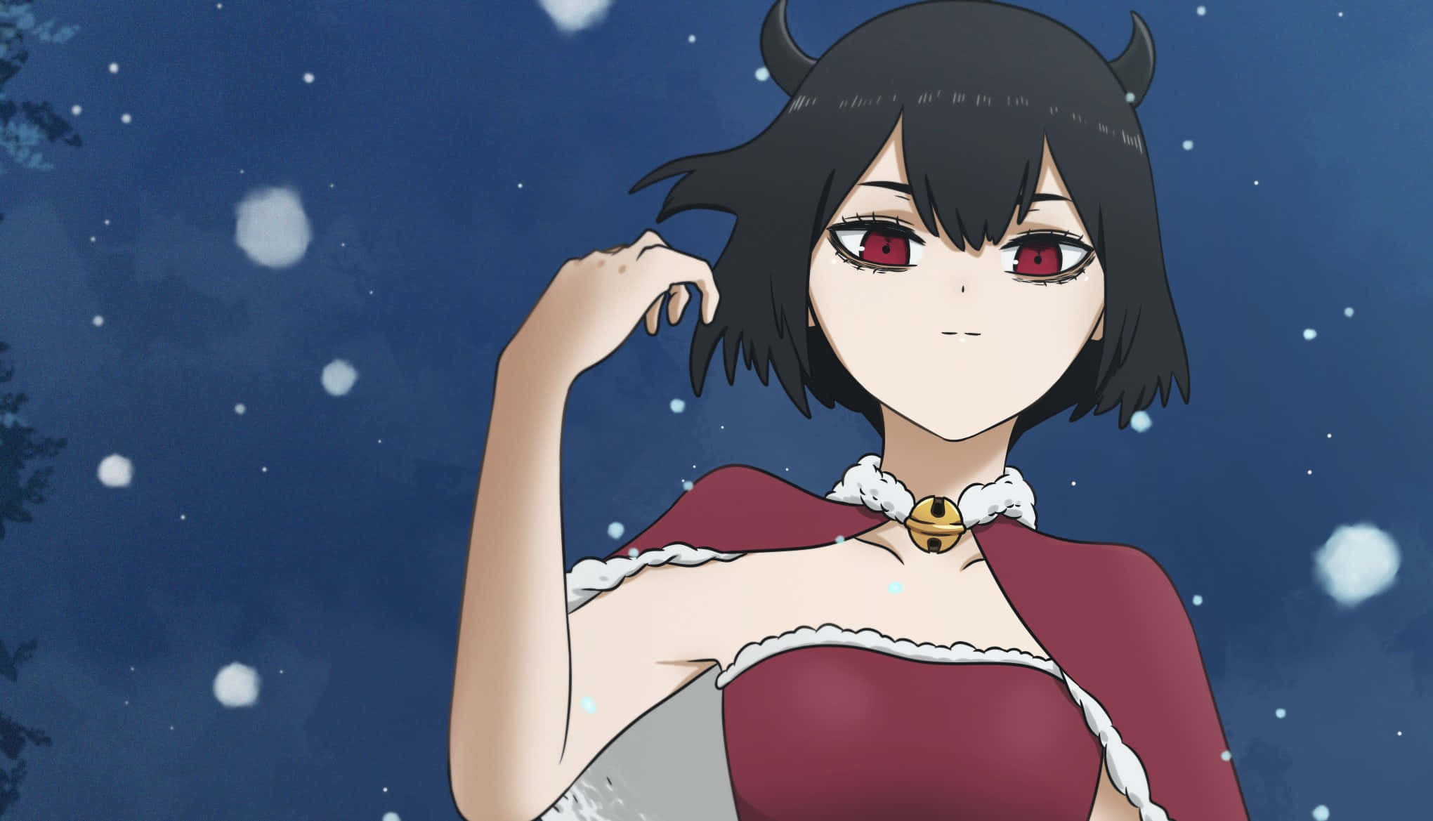 Nero, Black Clover, red eyes, Full HD Desktop Wallpaper