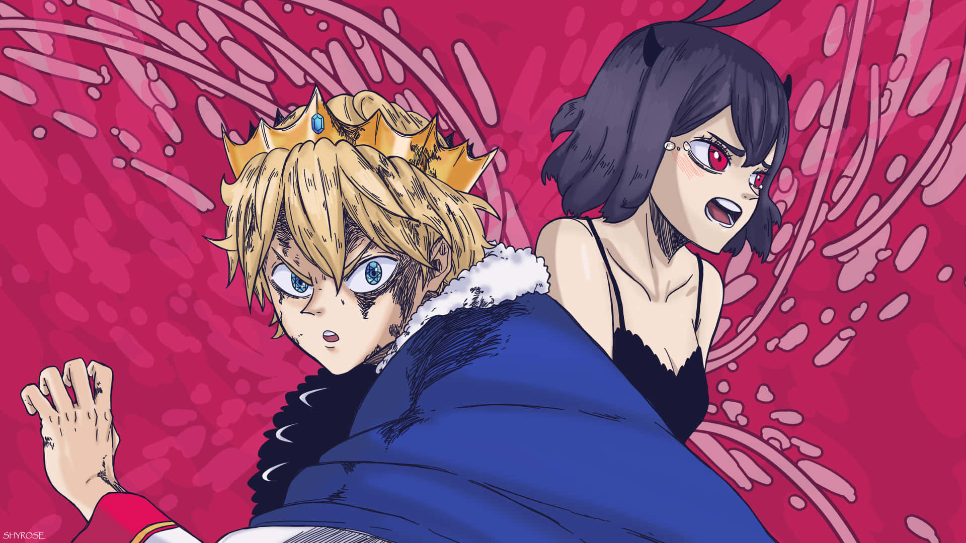 Nero, Black Clover, blonde crowned boy, Full HD Desktop Wallpaper