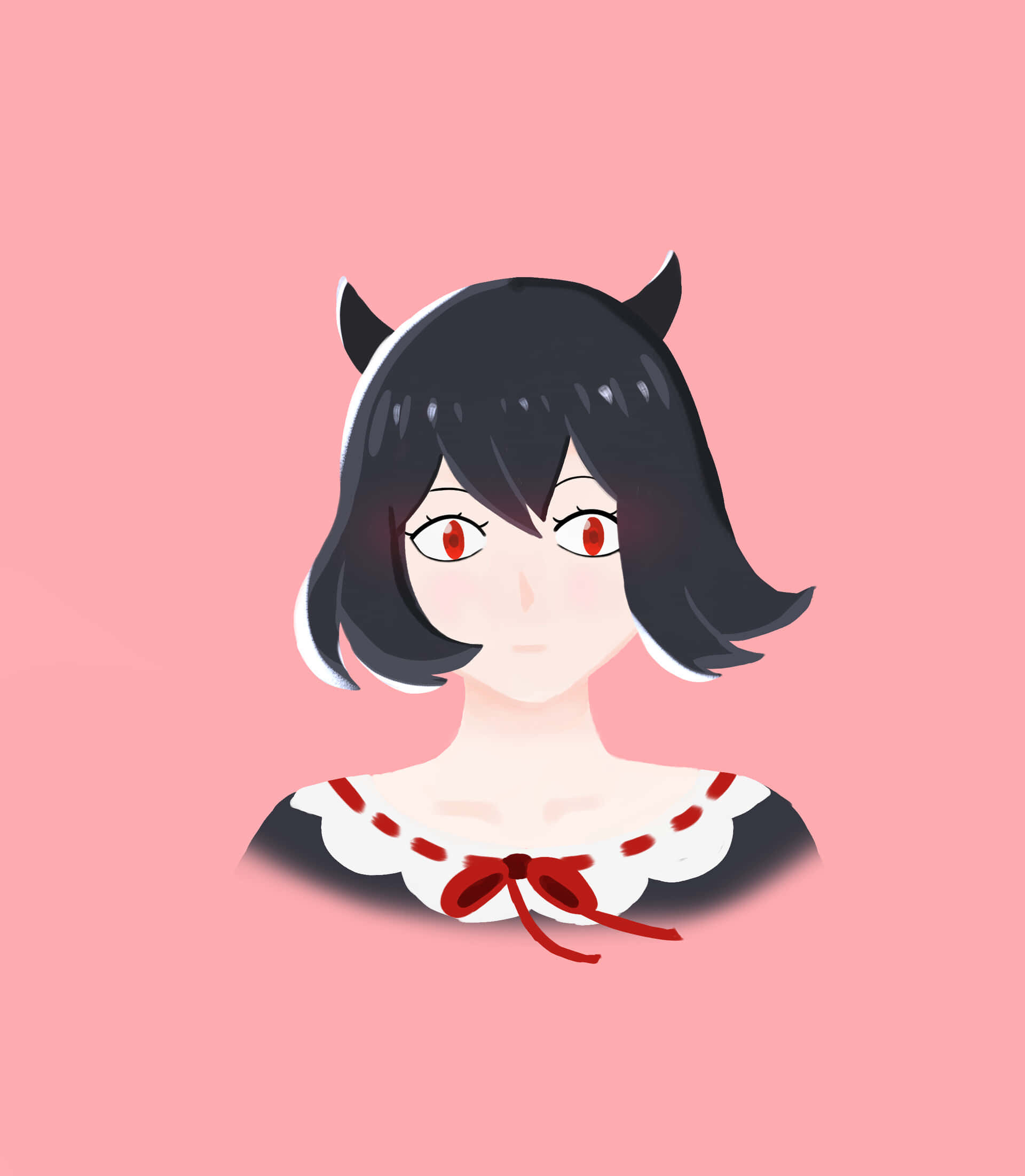 Nero Black Clover, black hair, horns, Full HD Phone Wallpaper