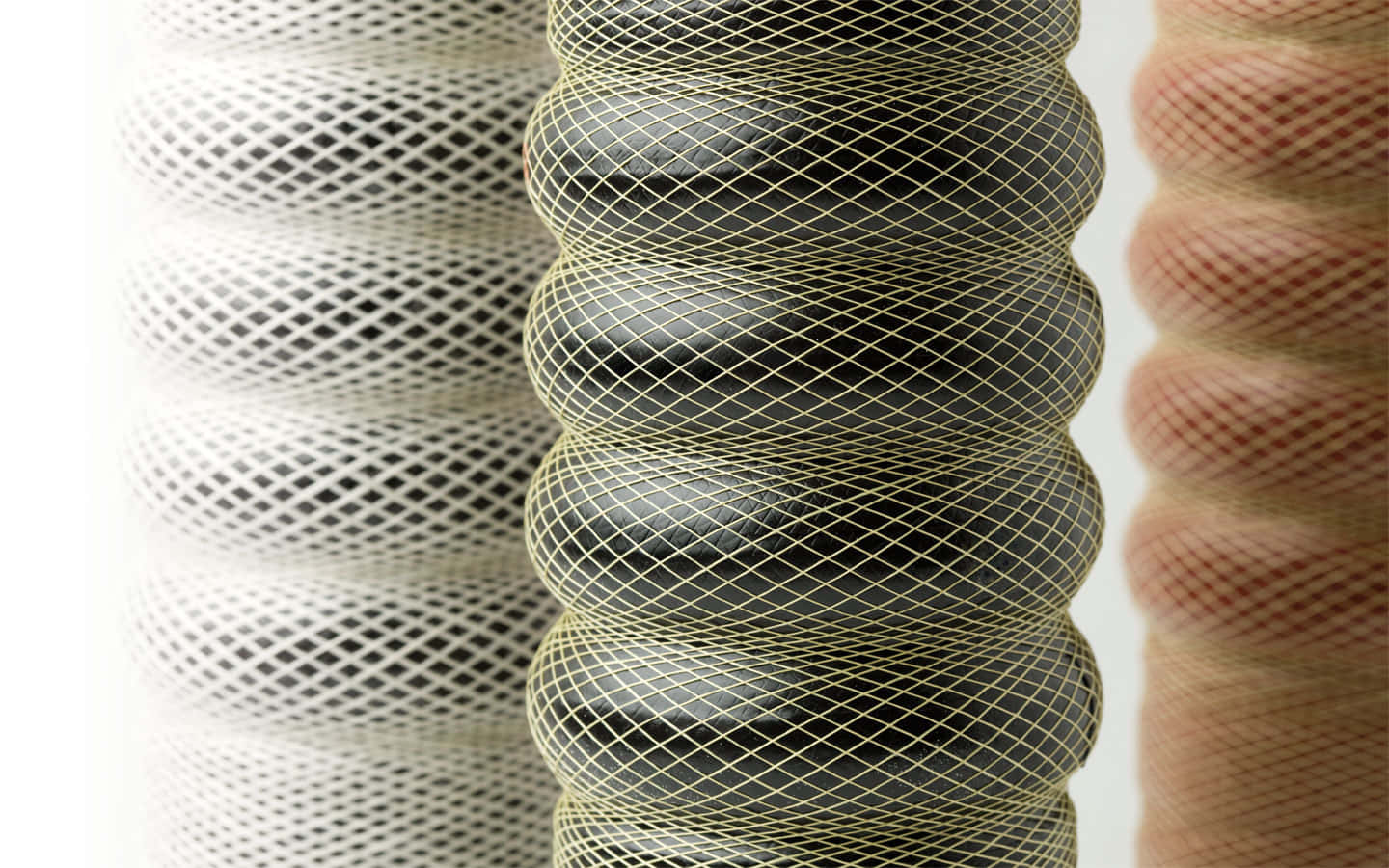 Convoluted Nets, white, black, HD Desktop Wallpaper
