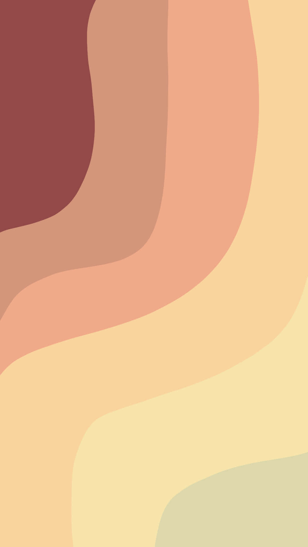 Neutral Colors, warm earth tones, soft flowing abstract shapes, Full HD Phone Wallpaper