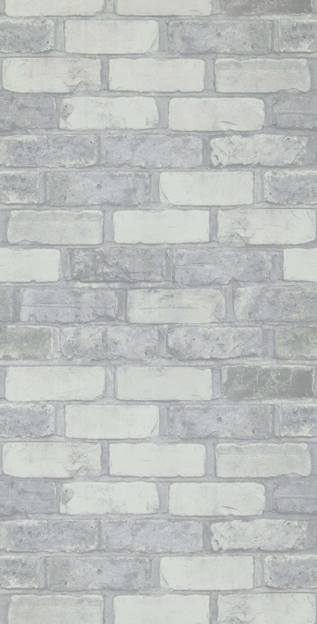 white brick wall, gray and white bricks, weathered gray brick wall, Full HD Phone Wallpaper