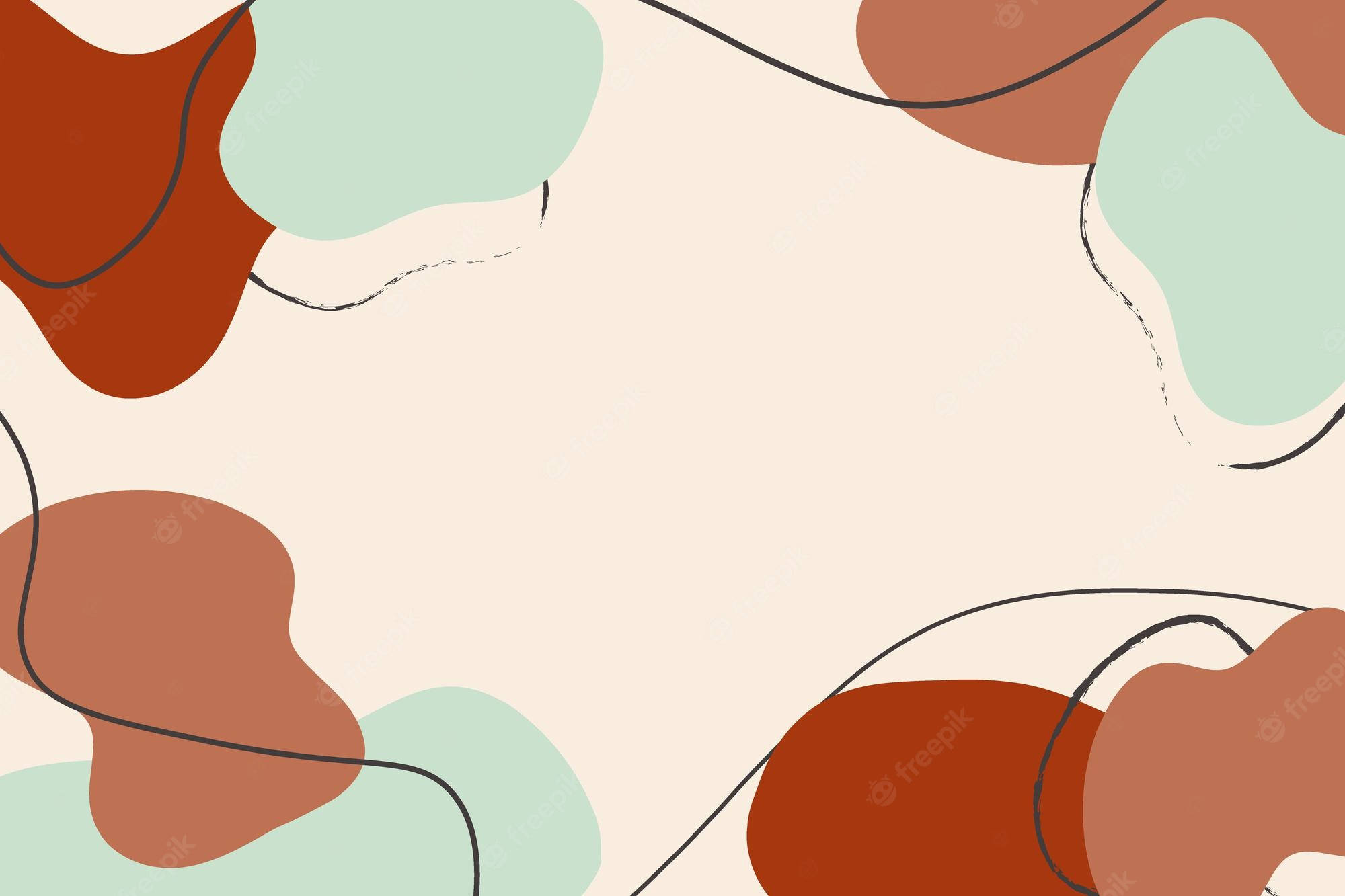 pastel abstract, earthy tones, soft beige background, Full HD Desktop Wallpaper