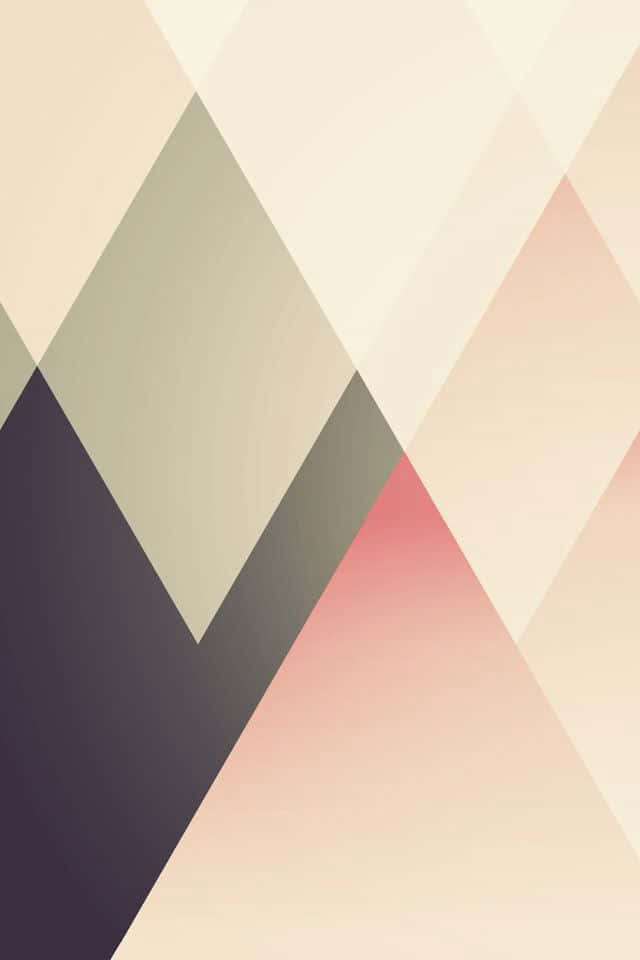 beige gray, blush pink, abstract geometric, SD Phone Wallpaper