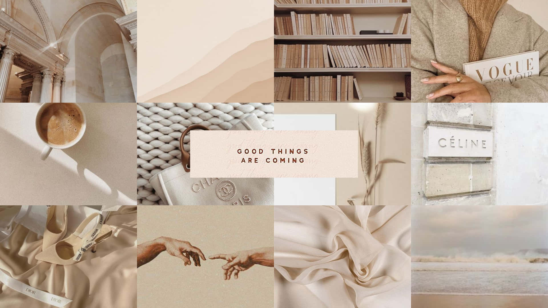 beige-toned, luxury lifestyle, books, Full HD Desktop Wallpaper