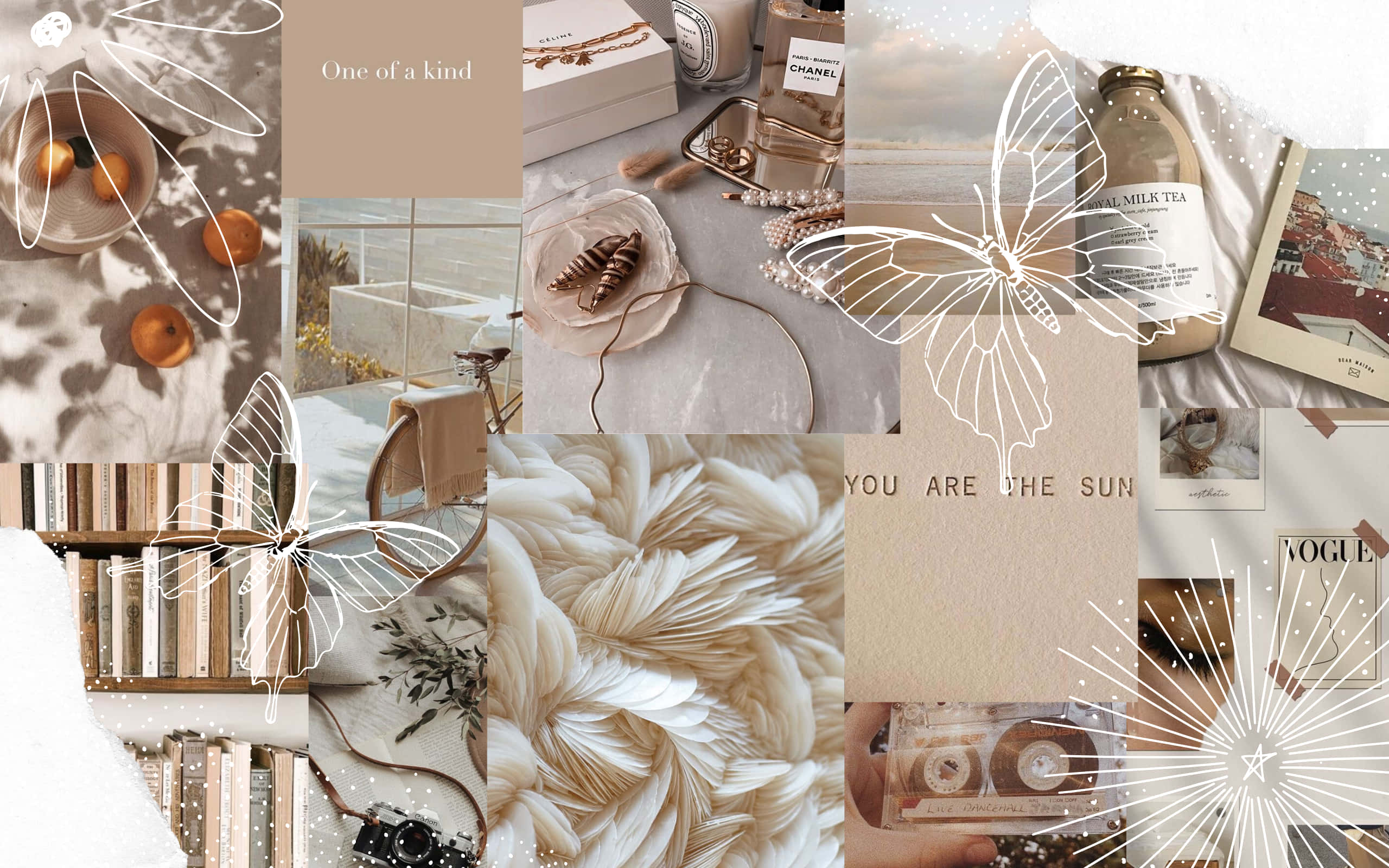 beige, white, luxury items, 2K Desktop Wallpaper