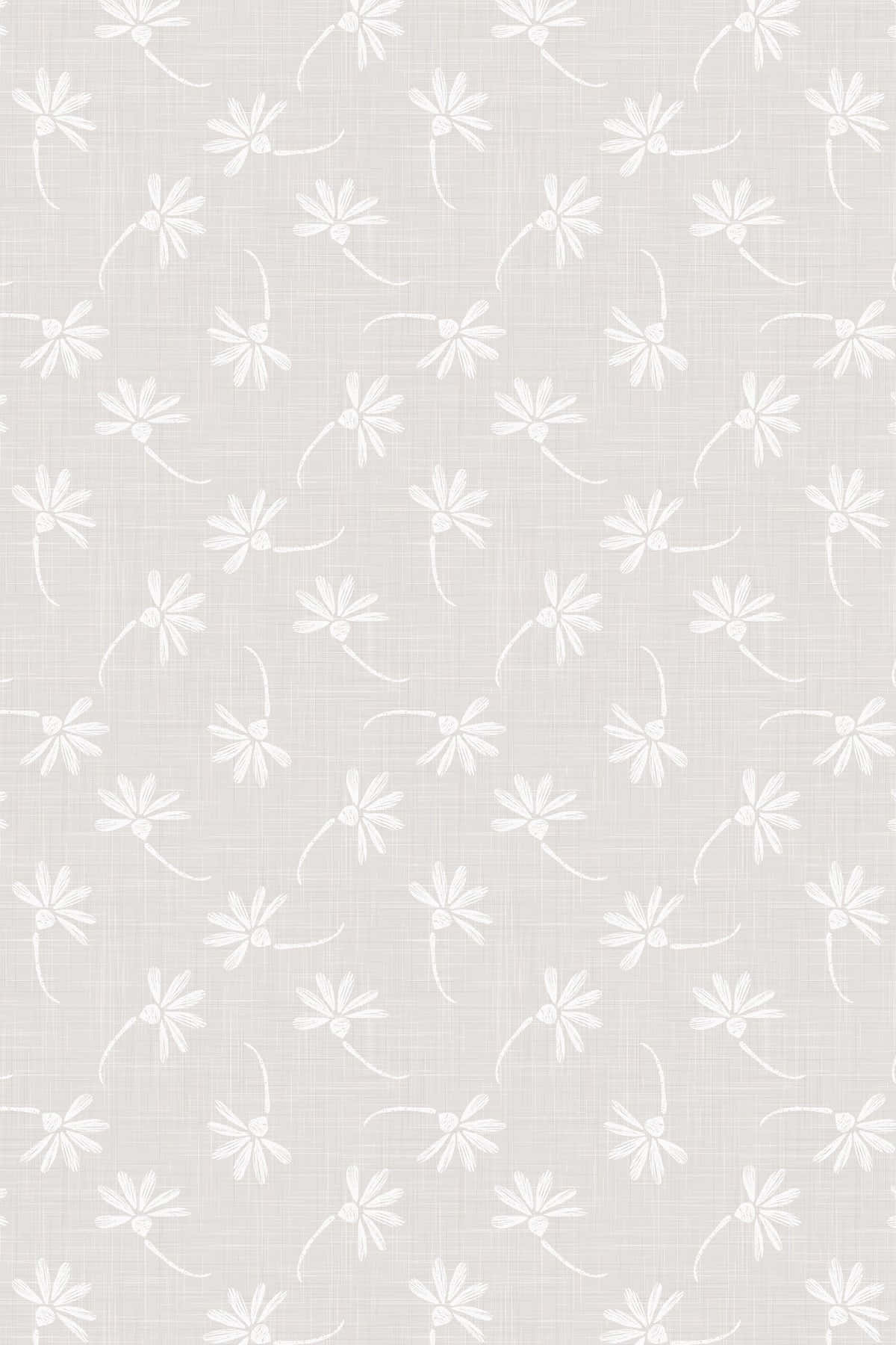 Neutral Floral Pattern Background, light gray textured wallpaper, subtle repeating pattern, HD Phone Wallpaper