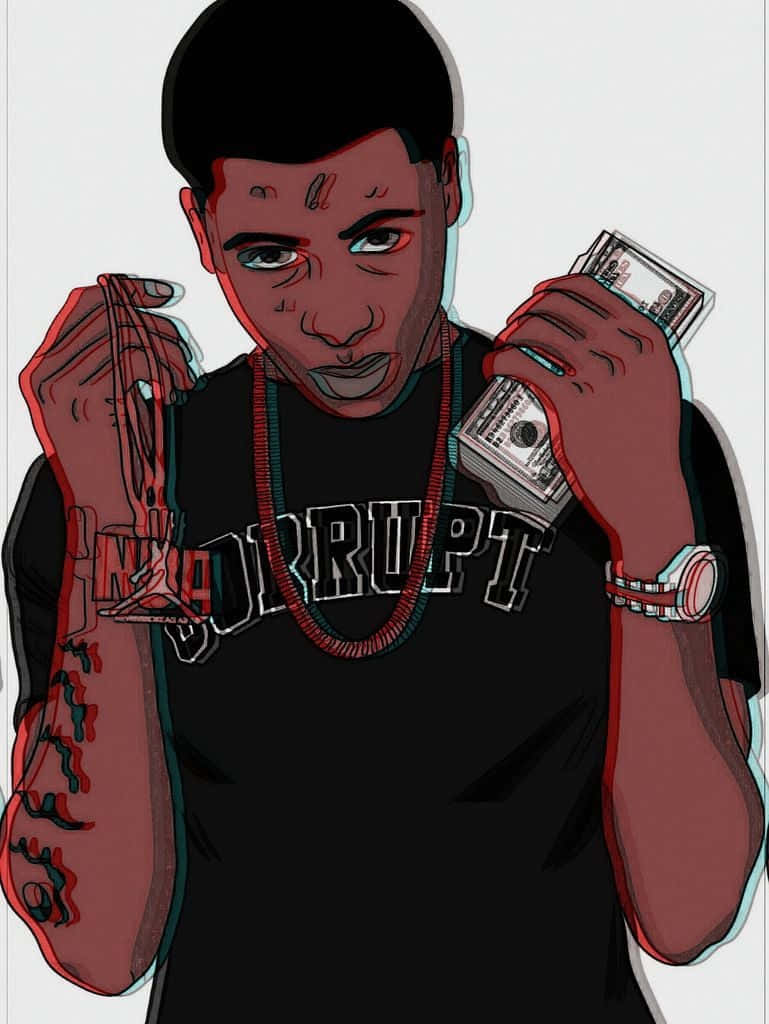 Never Broke Again, CORRUPT, cash, SD Phone Wallpaper