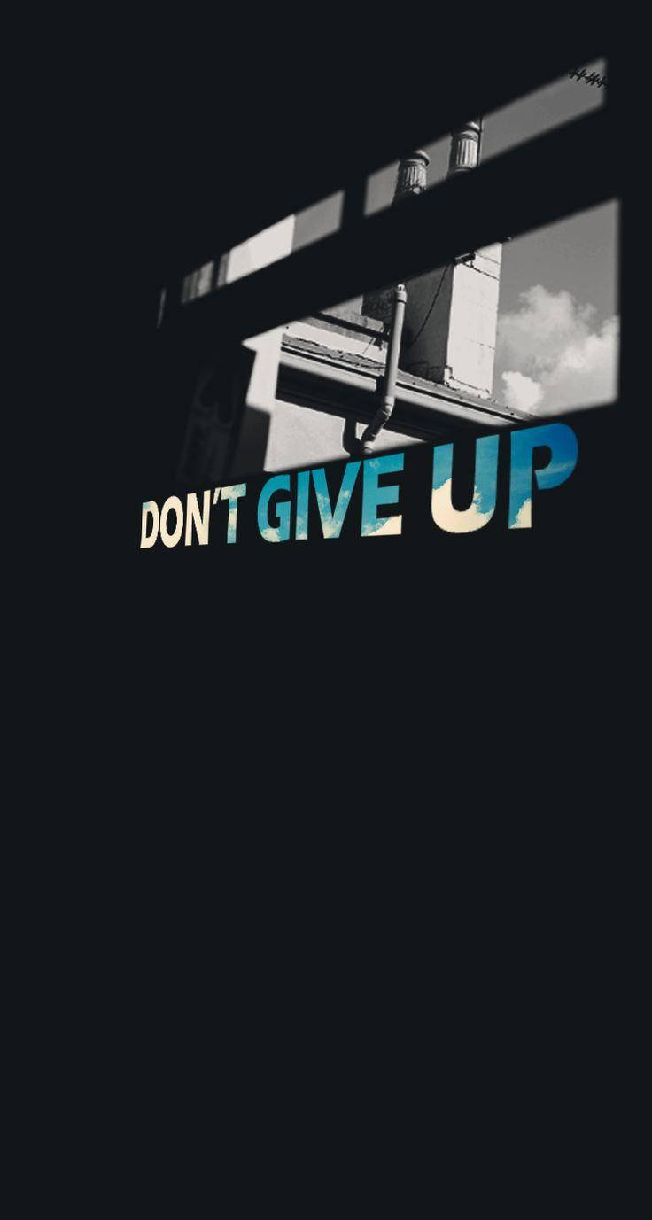 Never Give Up, sky, window frame, HD Phone Wallpaper