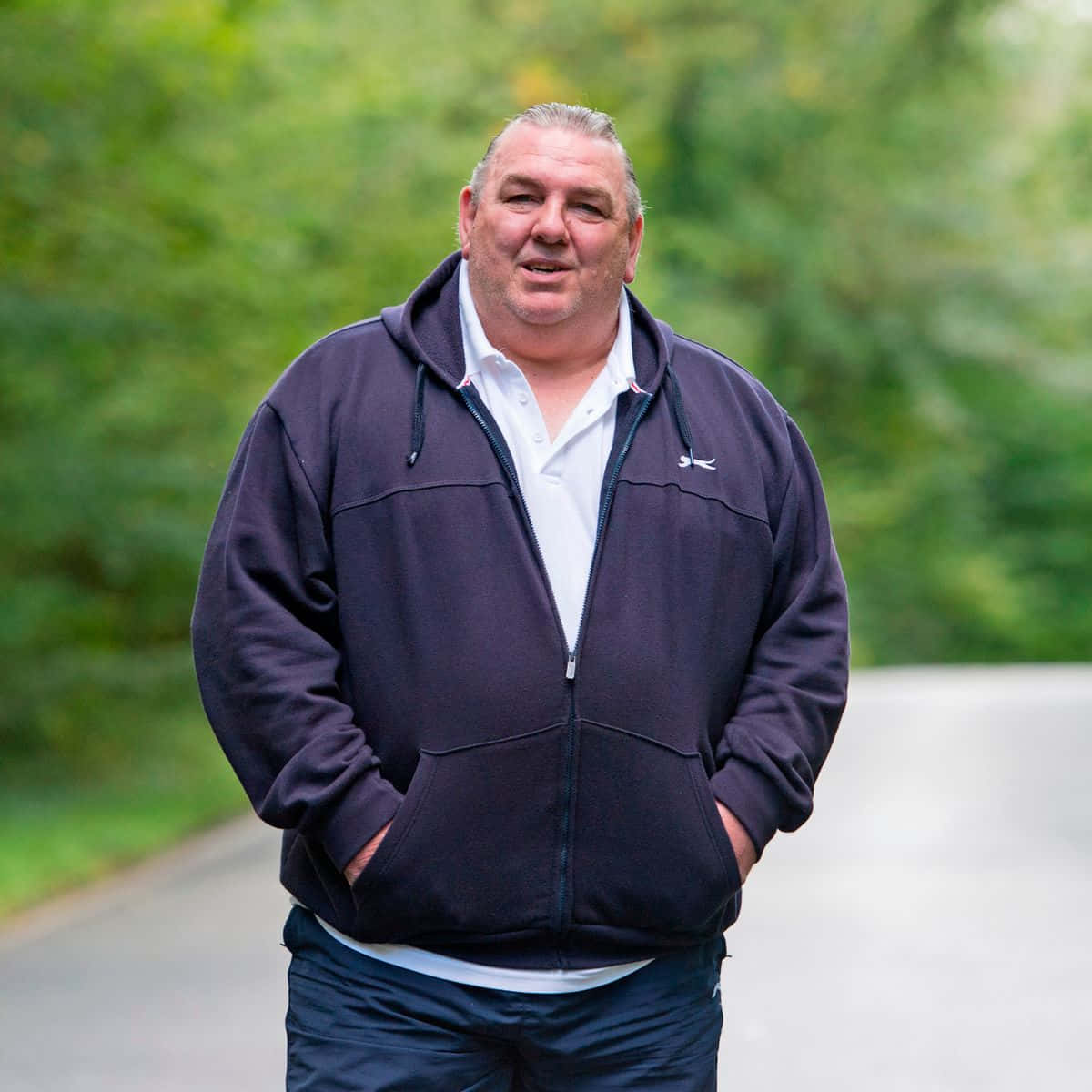 Neville Southall, dark zip-up hoodie, white shirt, SD Desktop Wallpaper