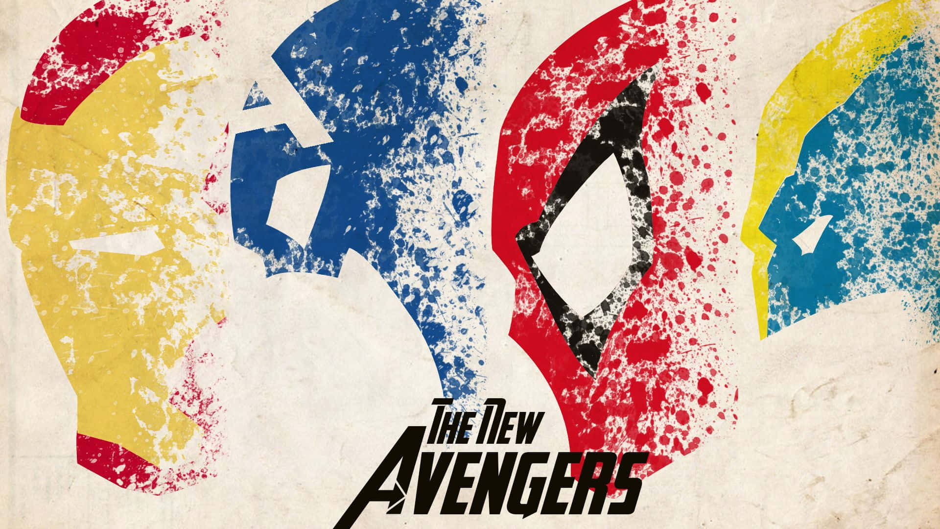 New Avengers, red, blue, Full HD Desktop Wallpaper