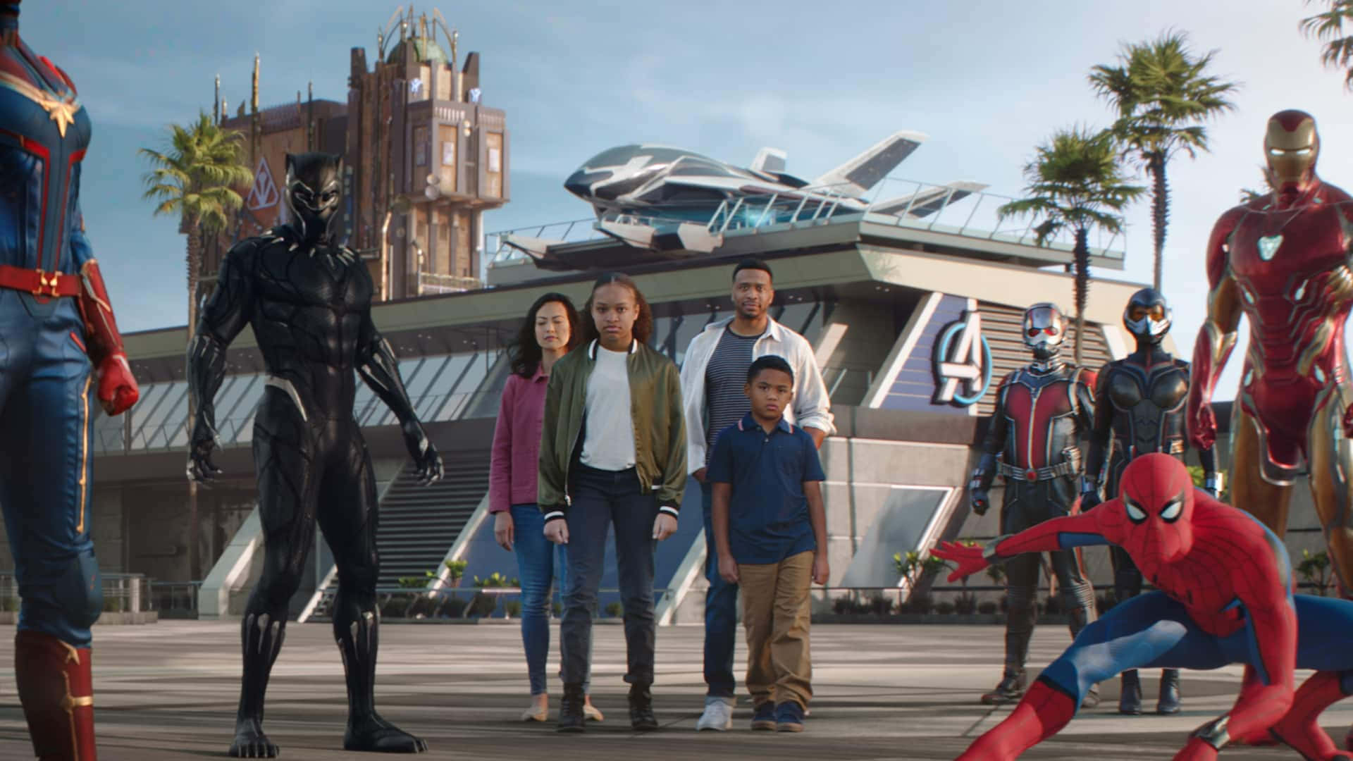 New Avengers, Avengers base, flying ship, Full HD Desktop Wallpaper