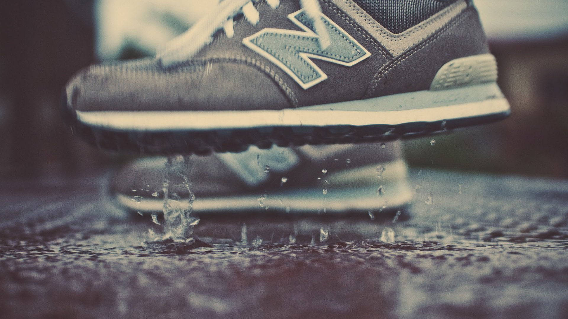New Balance, gray, sneaker, Full HD Desktop Wallpaper