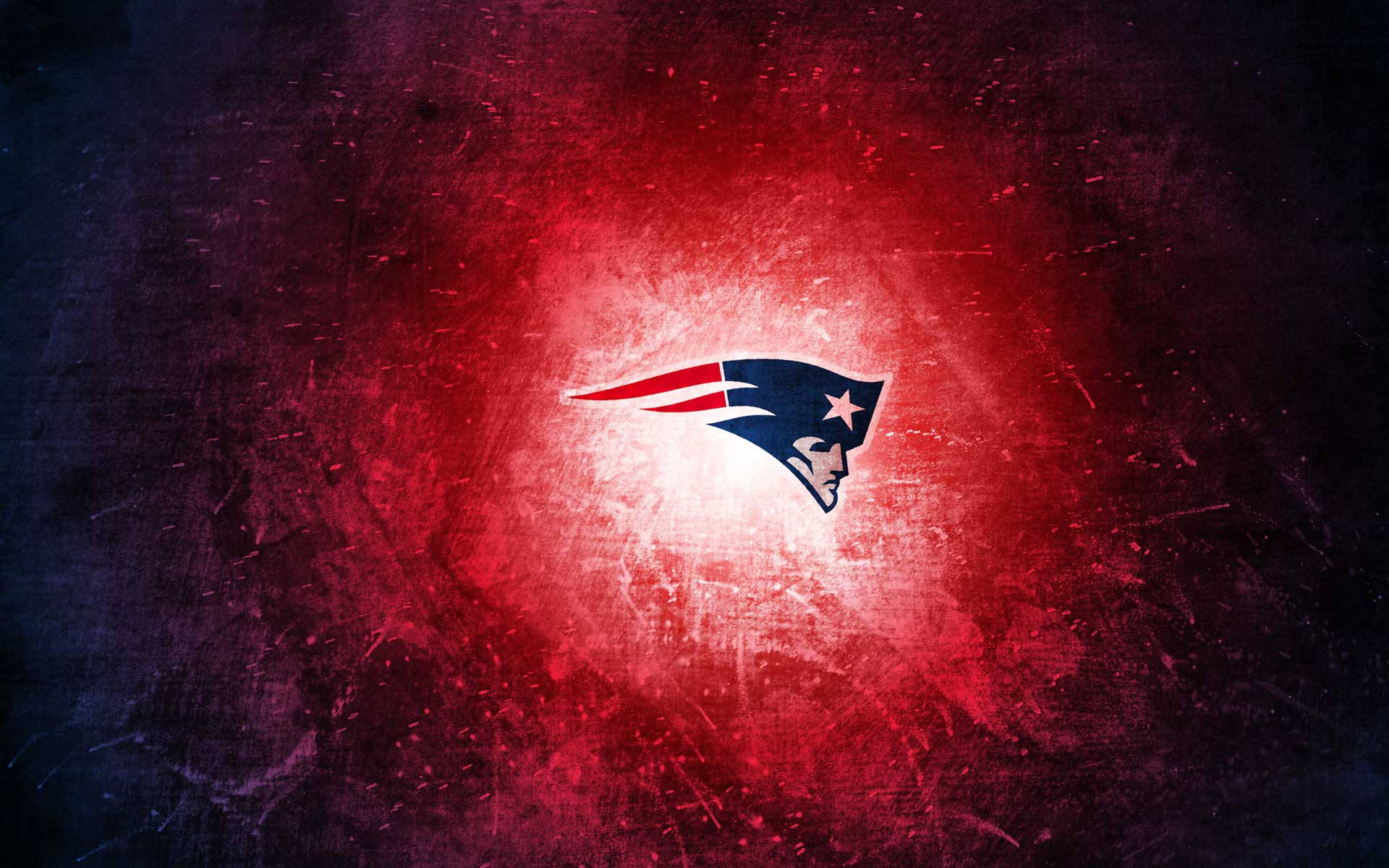 New England Patriots, red, glows, Full HD Desktop Wallpaper