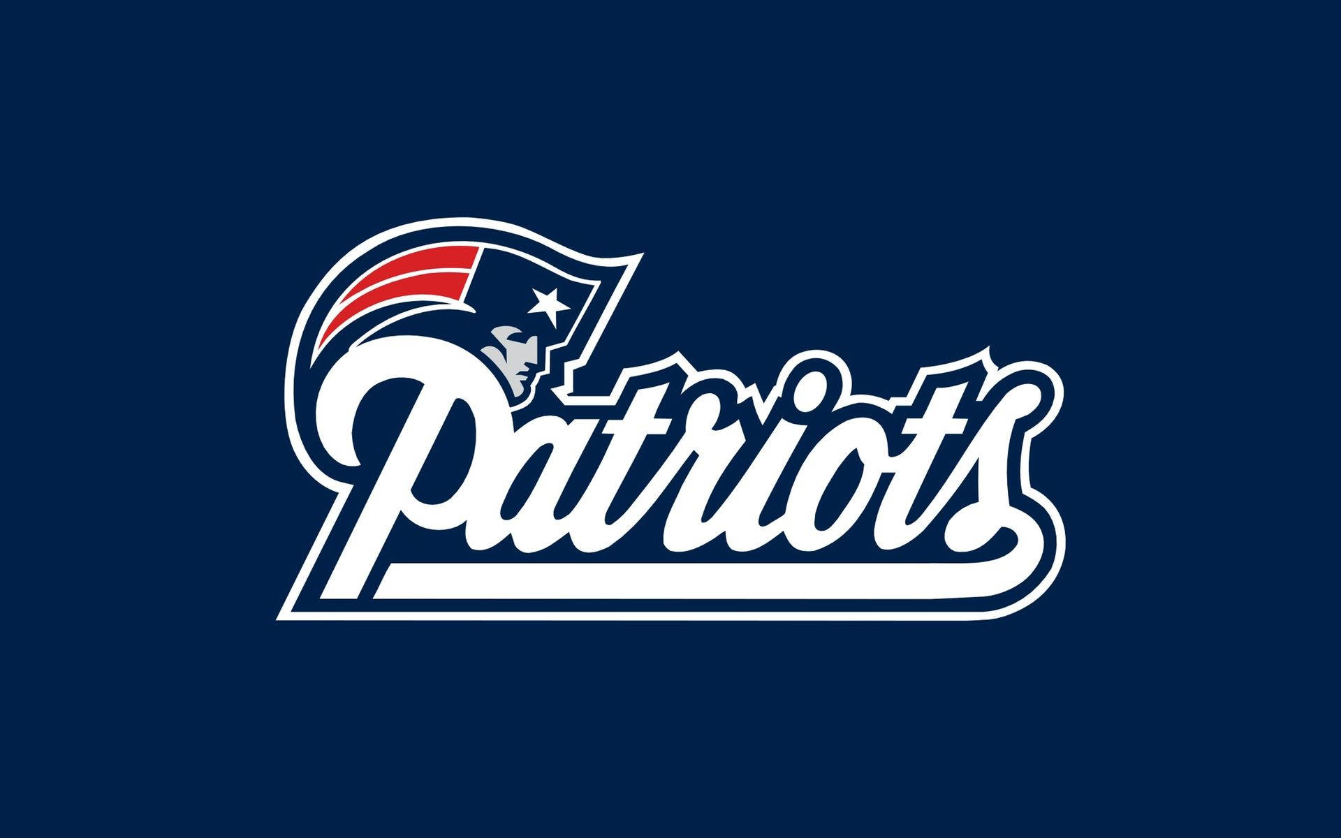New England Patriots, monogram, white, Full HD Desktop Wallpaper