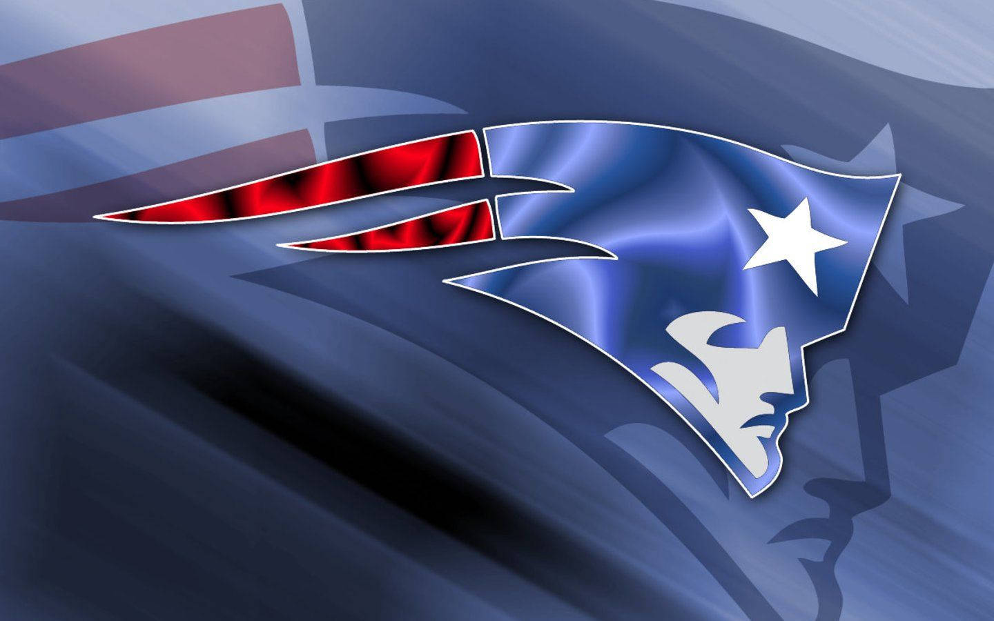 New England Patriots, emblem, blue, HD Desktop Wallpaper