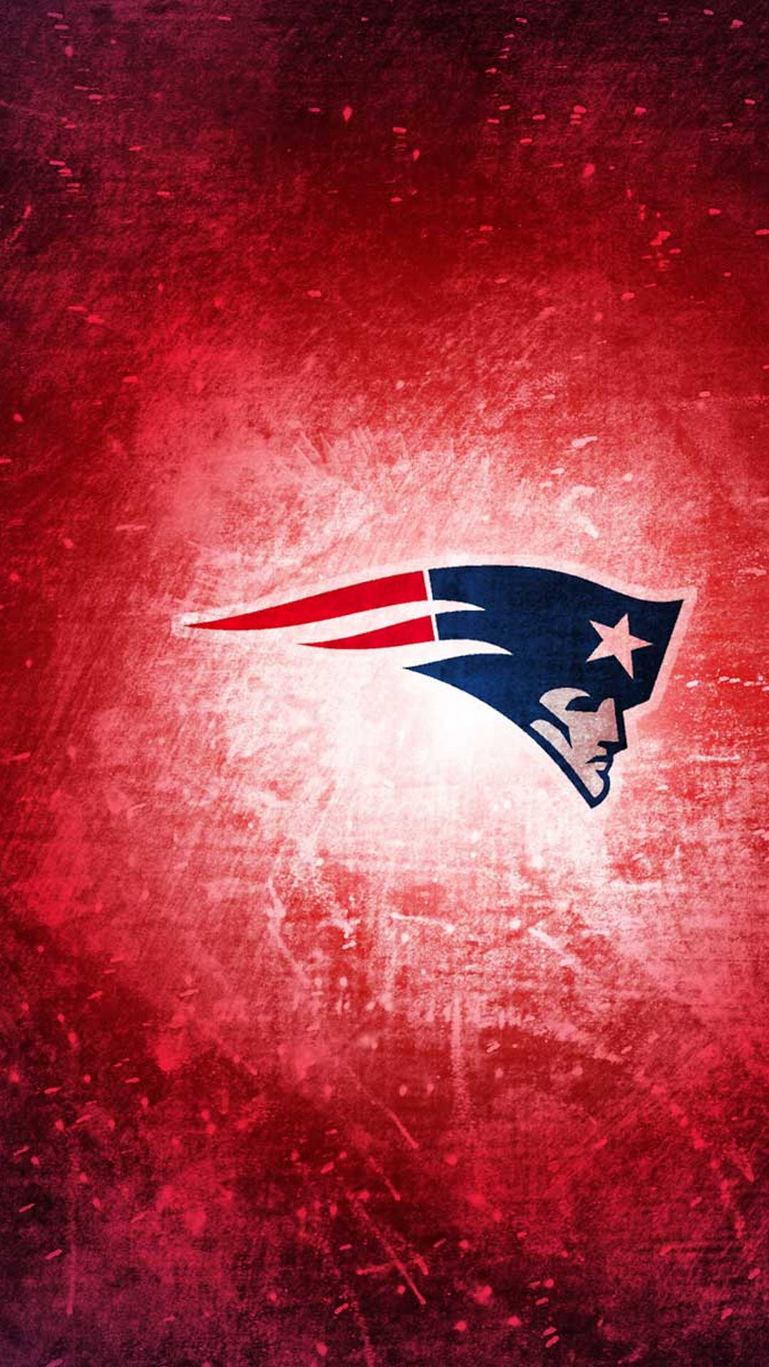 New England Patriots, red background, white highlights, Full HD Phone Wallpaper