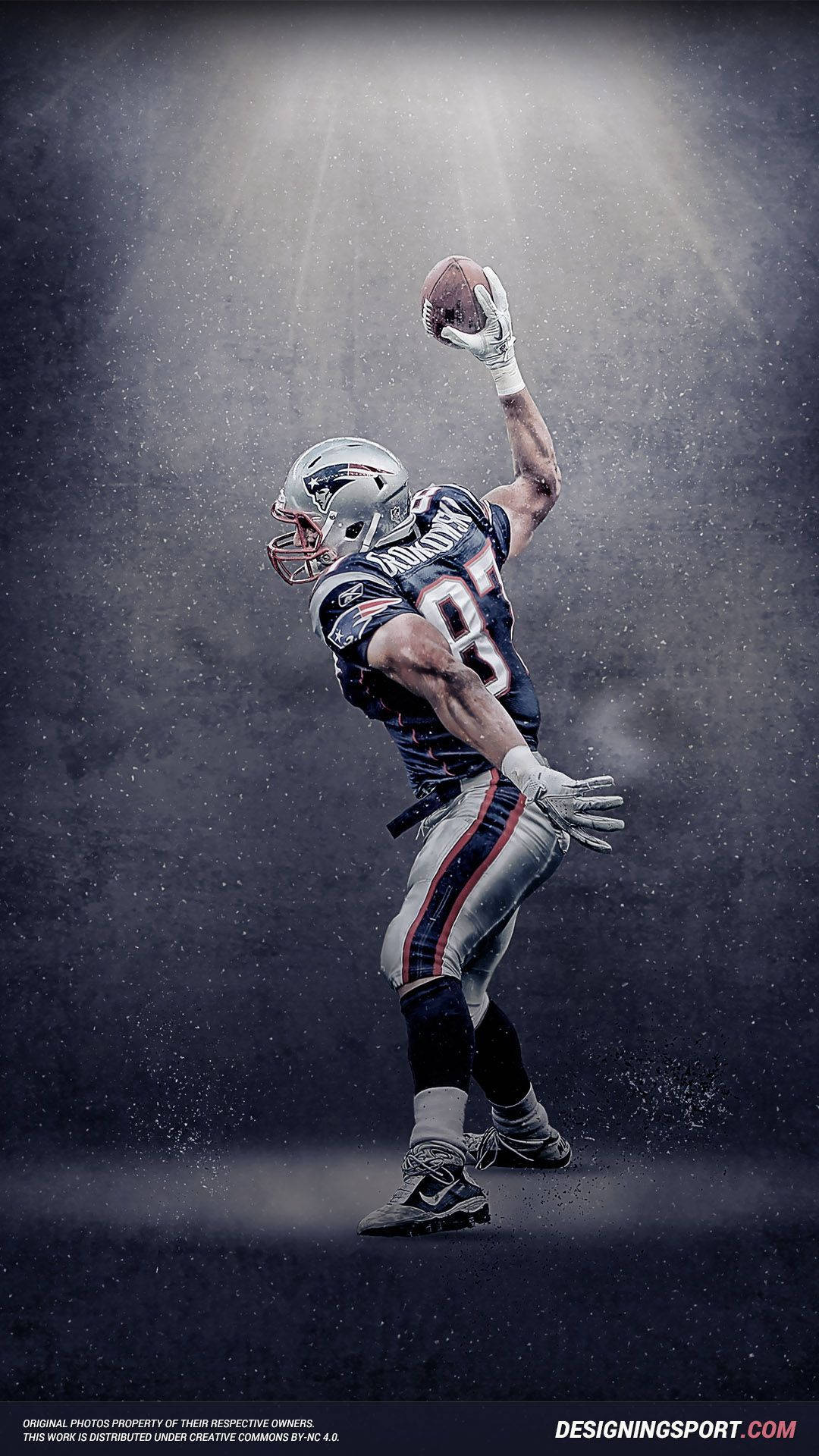 New England Patriots, 87, football player, Full HD Phone Wallpaper